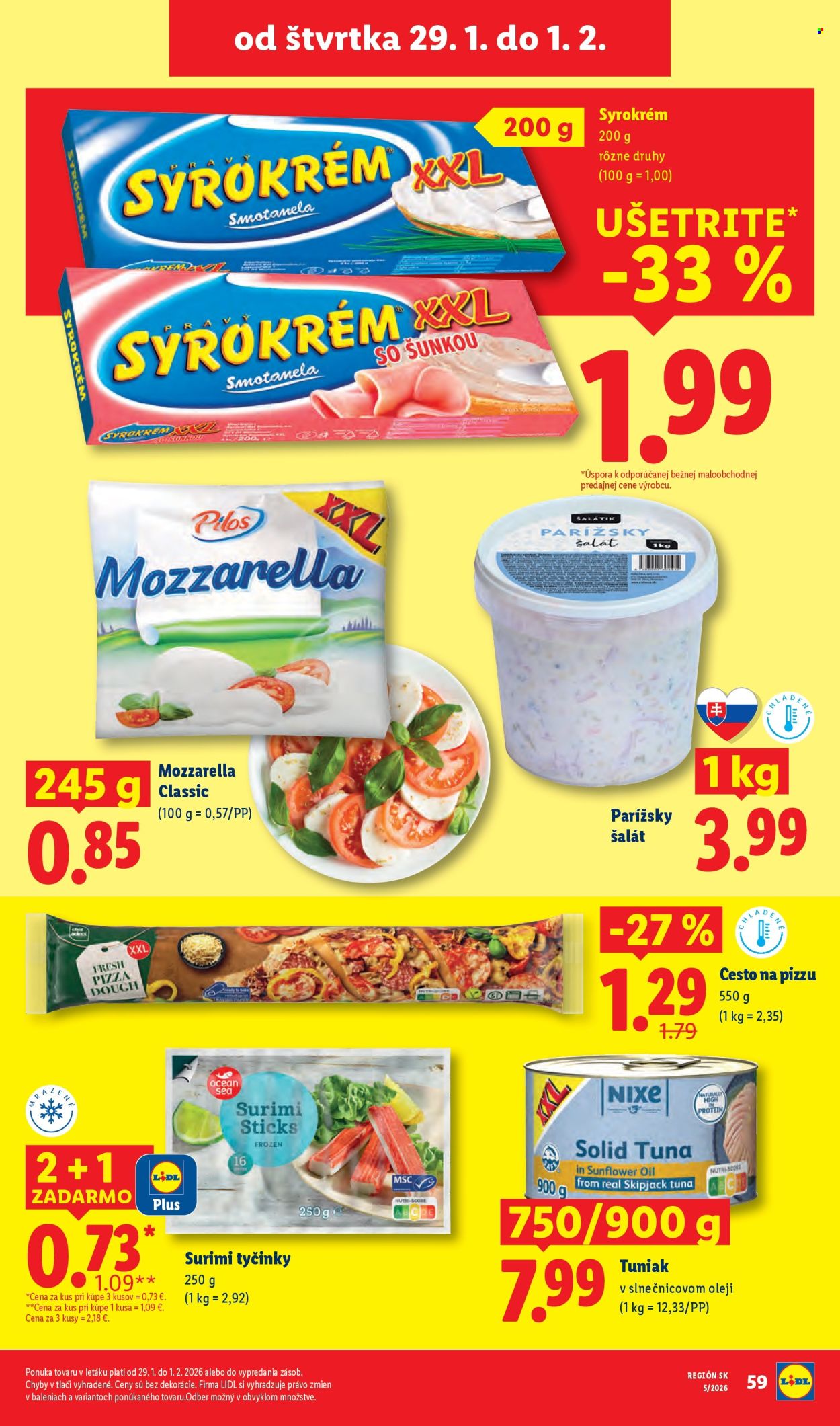 Leták Lidl - 29.1.2026 - 1.2.2026. Strana 19