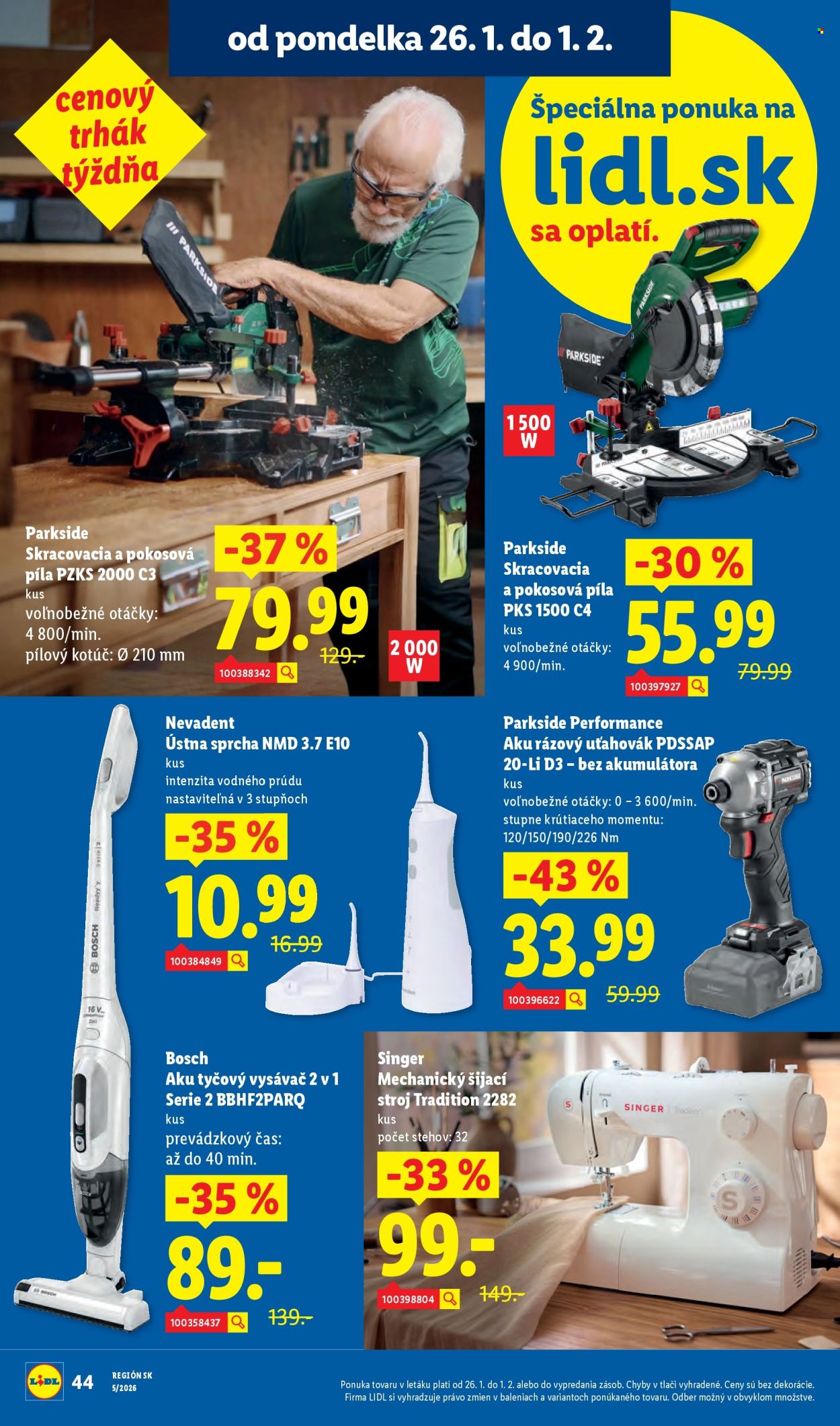 Leták Lidl - 29.1.2026 - 1.2.2026. Strana 95