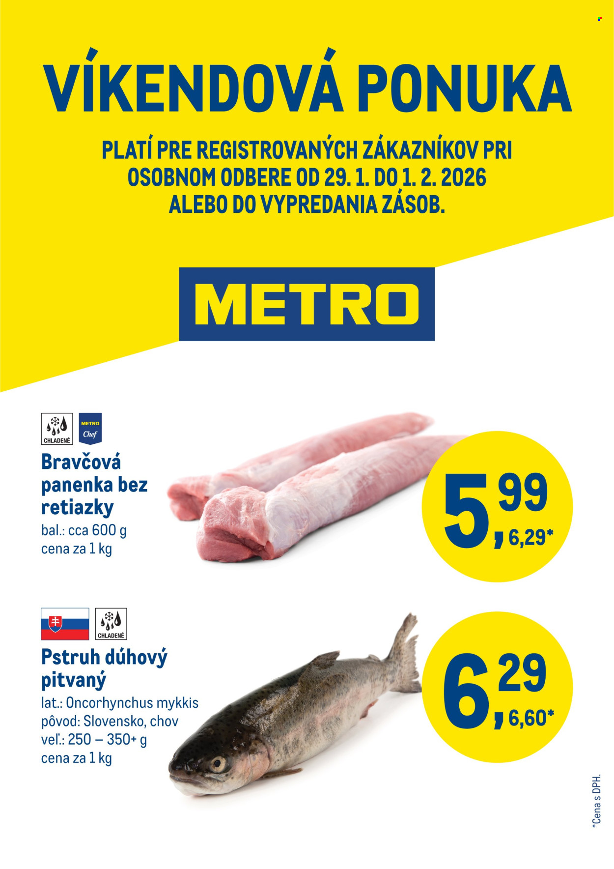 Leták Metro - 29.1.2026 - 1.2.2026. Strana 1