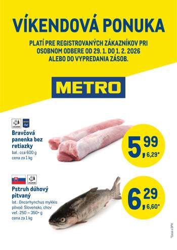 Leták Metro - 29.1.2026 - 1.2.2026.