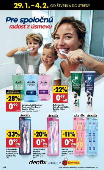 thumbnail - Ústna voda Whitening/Total care/Freshness Dentix 500 ml
