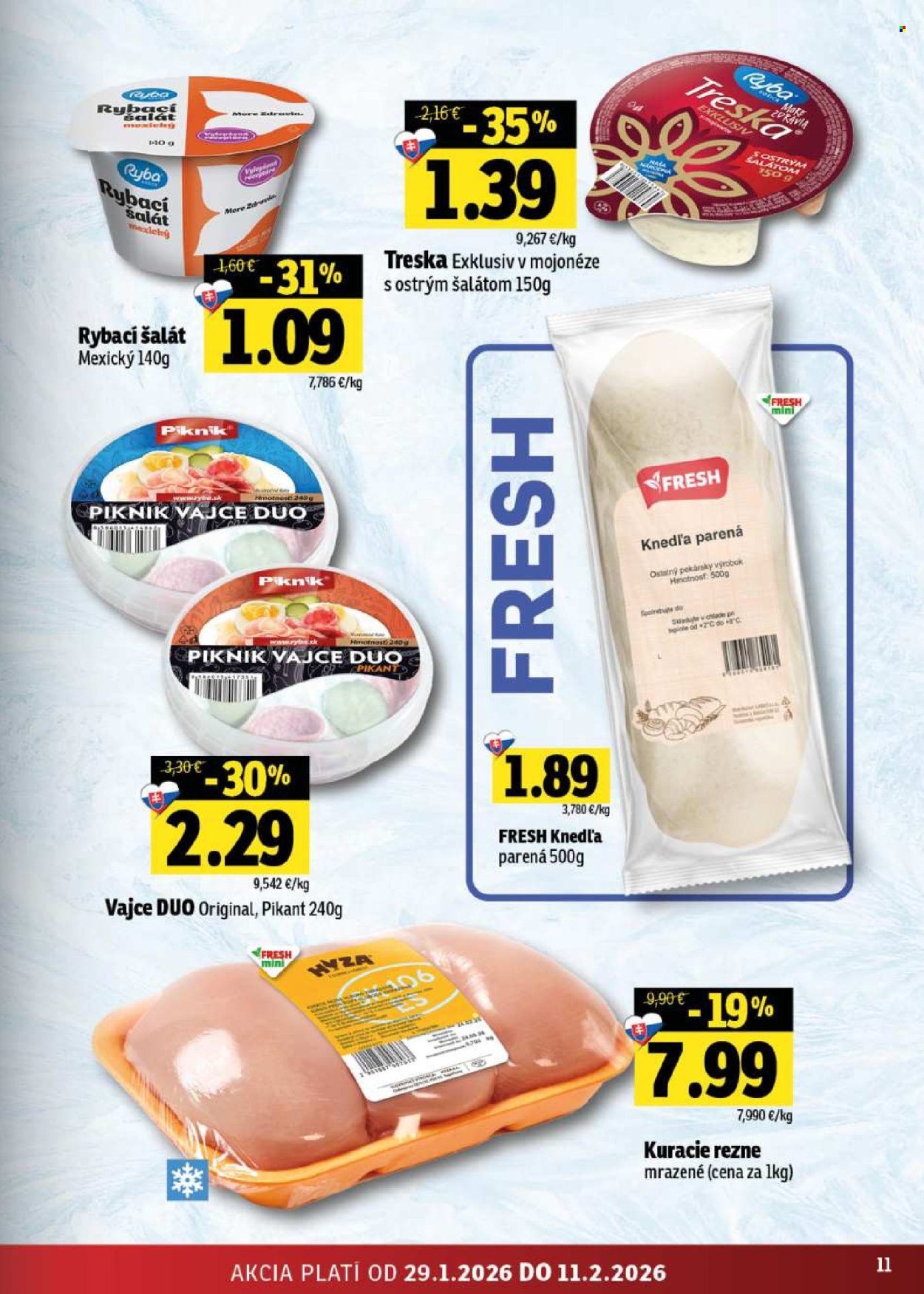 Leták FRESH - 29.1.2026 - 11.2.2026. Strana 11