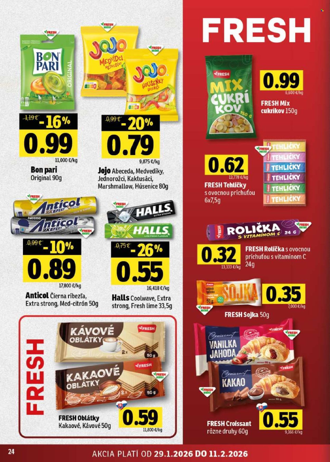Leták FRESH - 29.1.2026 - 11.2.2026. Strana 24