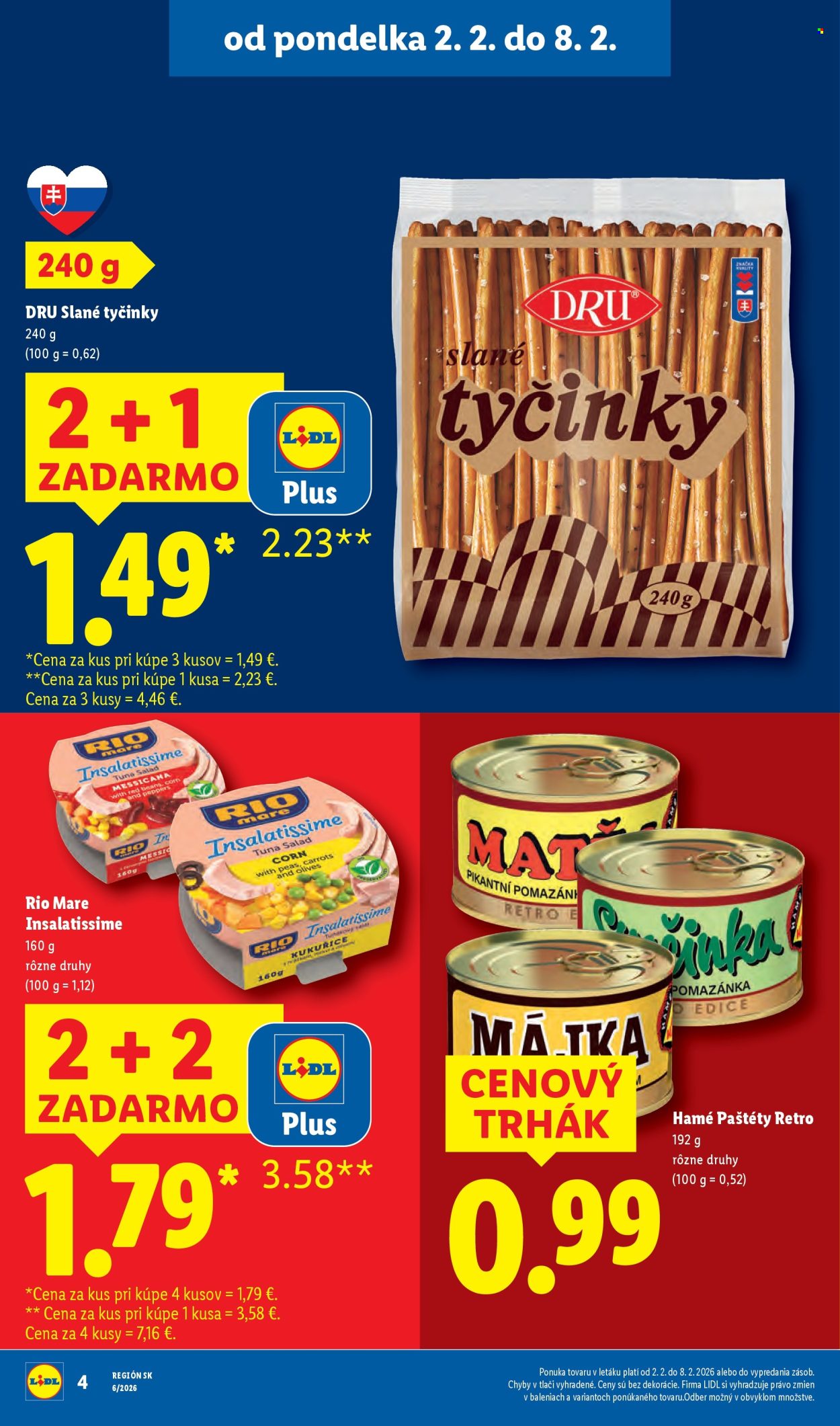 Leták Lidl - 2.2.2026 - 8.2.2026. Strana 8