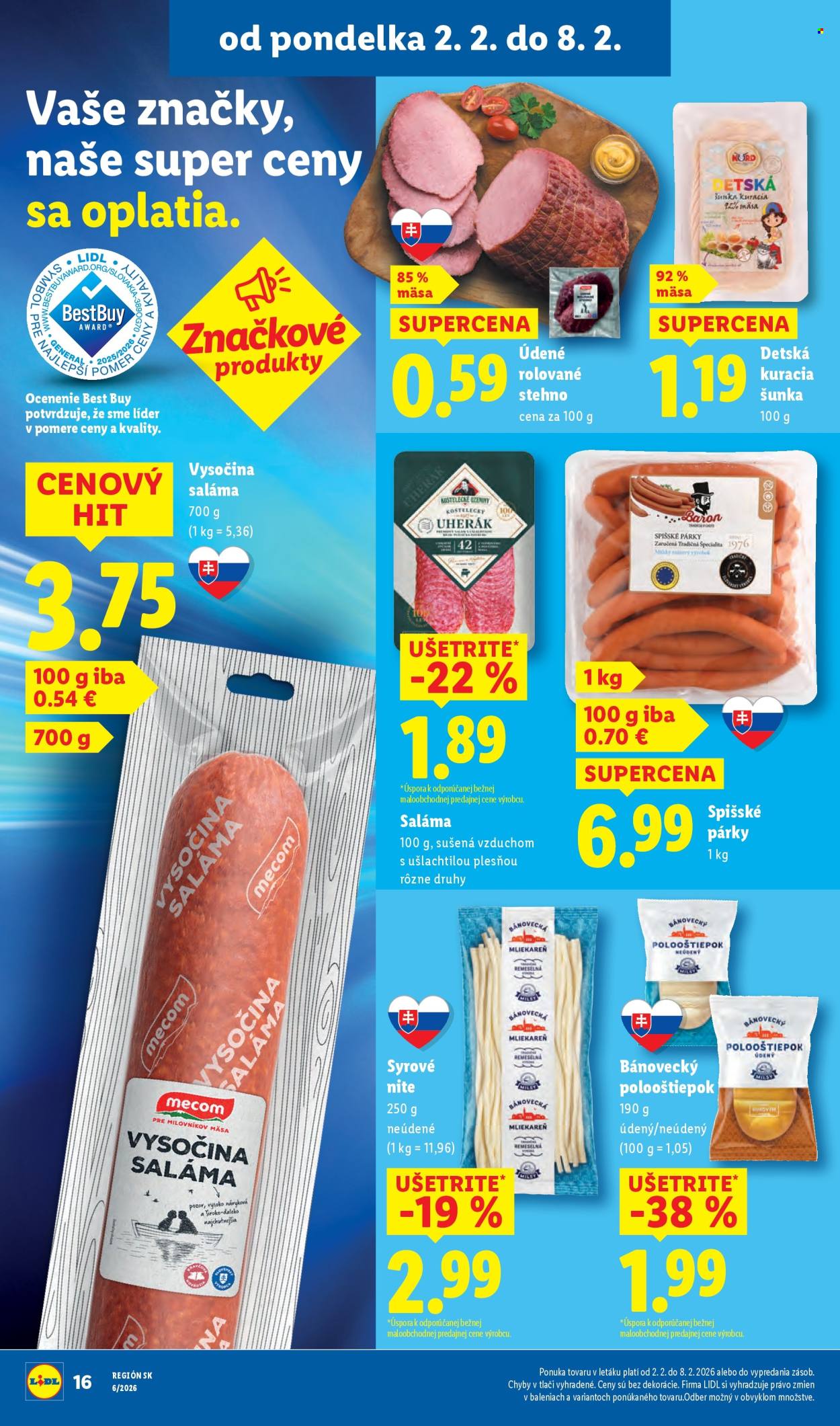 Leták Lidl - 2.2.2026 - 8.2.2026. Strana 20