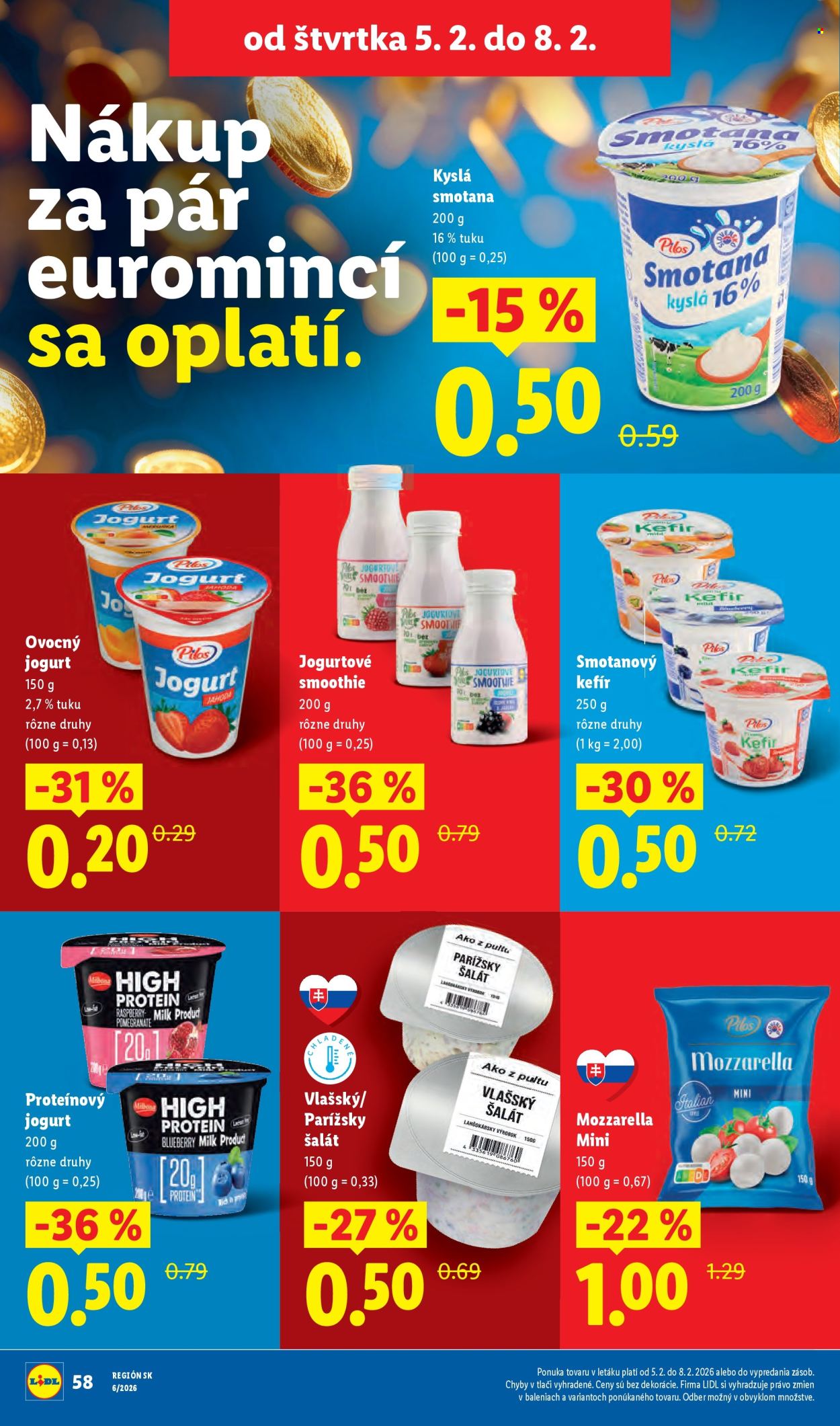 Leták Lidl - 2.2.2026 - 8.2.2026. Strana 58