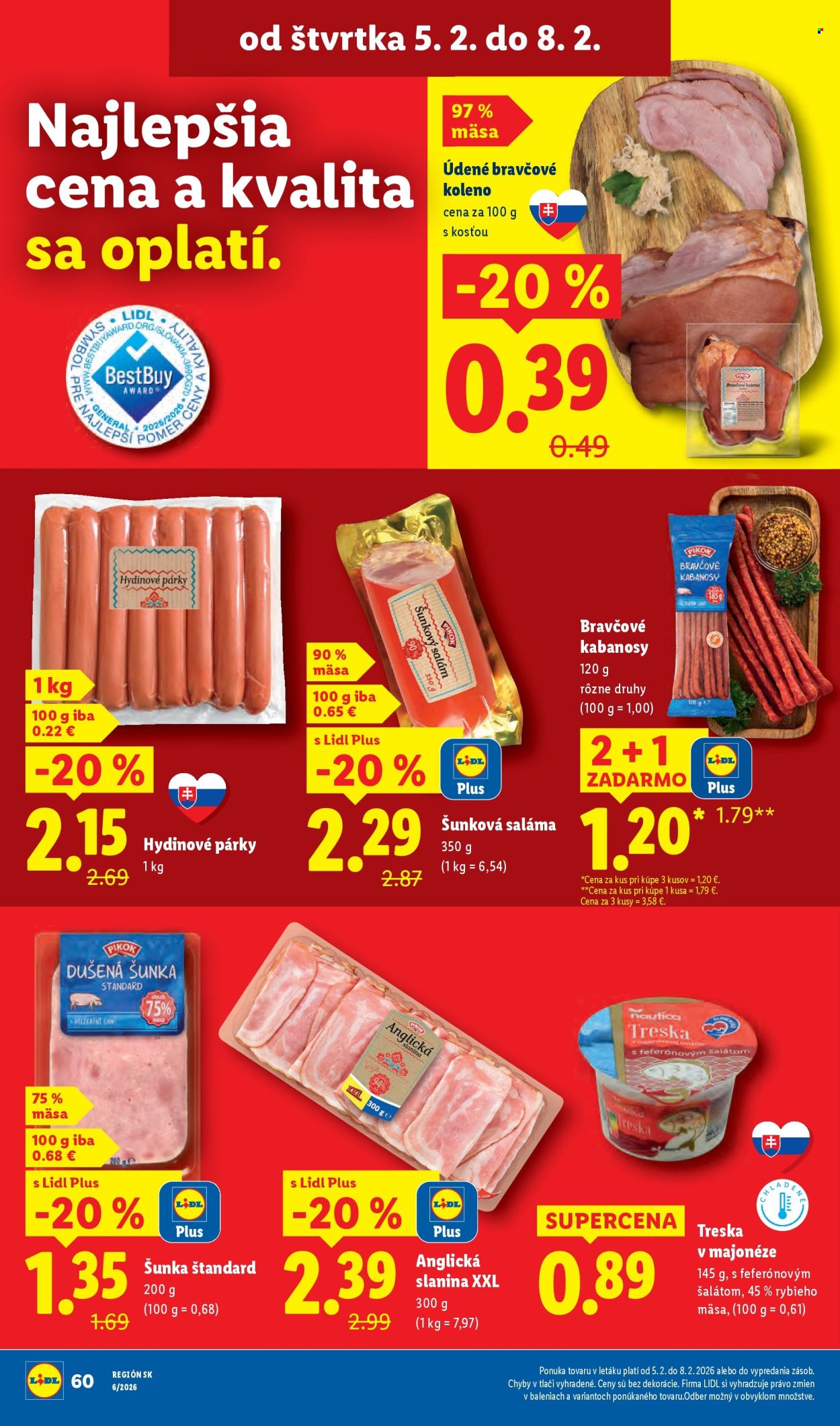Leták Lidl - 2.2.2026 - 8.2.2026. Strana 60