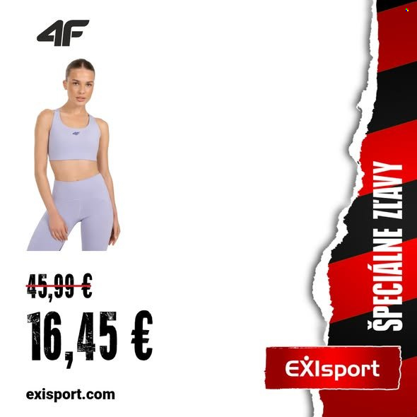 Leták Exisport. Strana 2