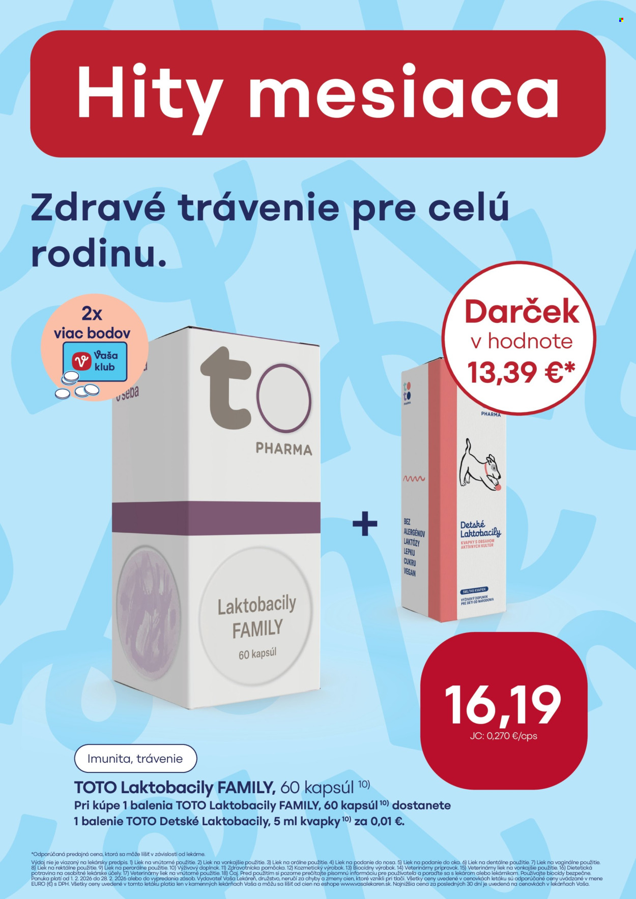 Leták Vaša lekáreň - 1.2.2026 - 28.2.2026. Strana 11