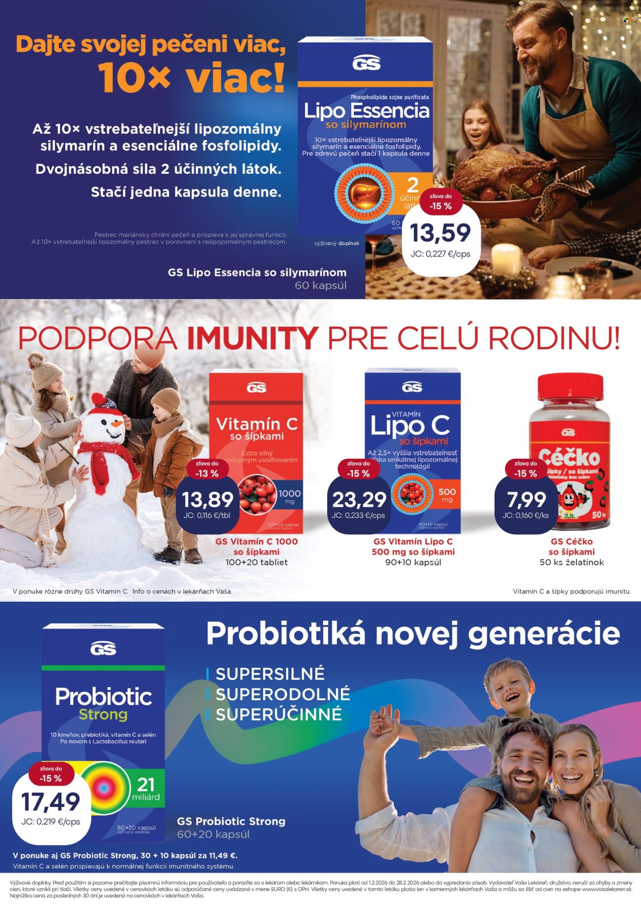 Leták Vaša lekáreň - 1.2.2026 - 28.2.2026. Strana 17