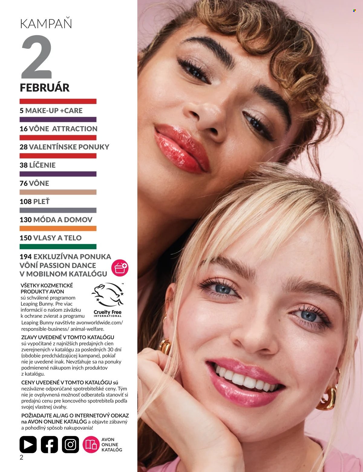 Leták Avon - 1.2.2026 - 28.2.2026. Strana 2