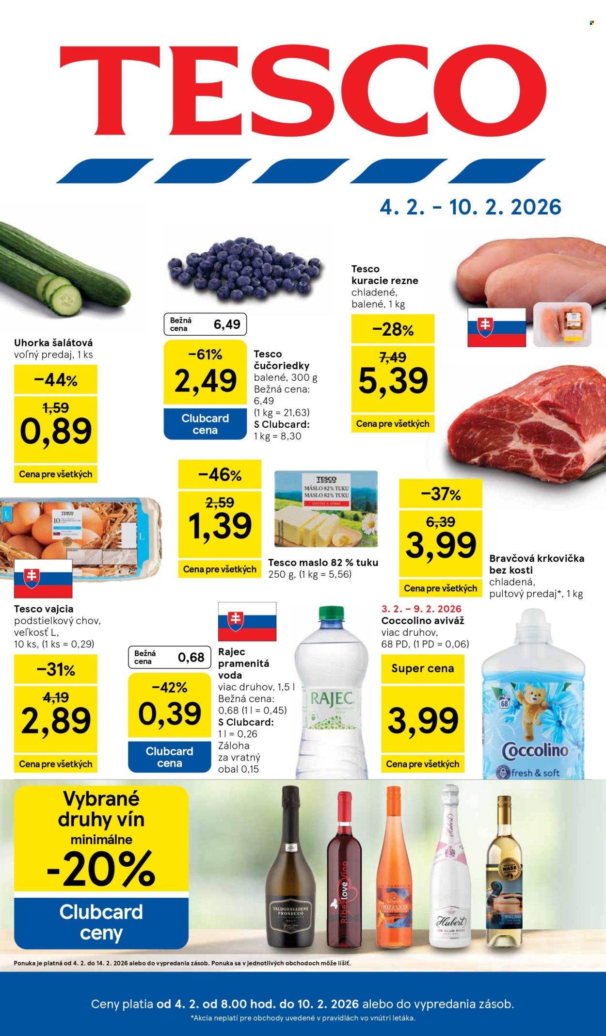 Leták TESCO - 4.2.2026 - 10.2.2026. Strana 1