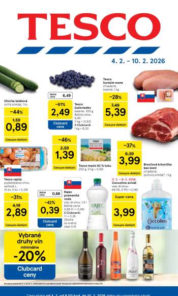 Leták TESCO - 4.2.2026 - 10.2.2026.