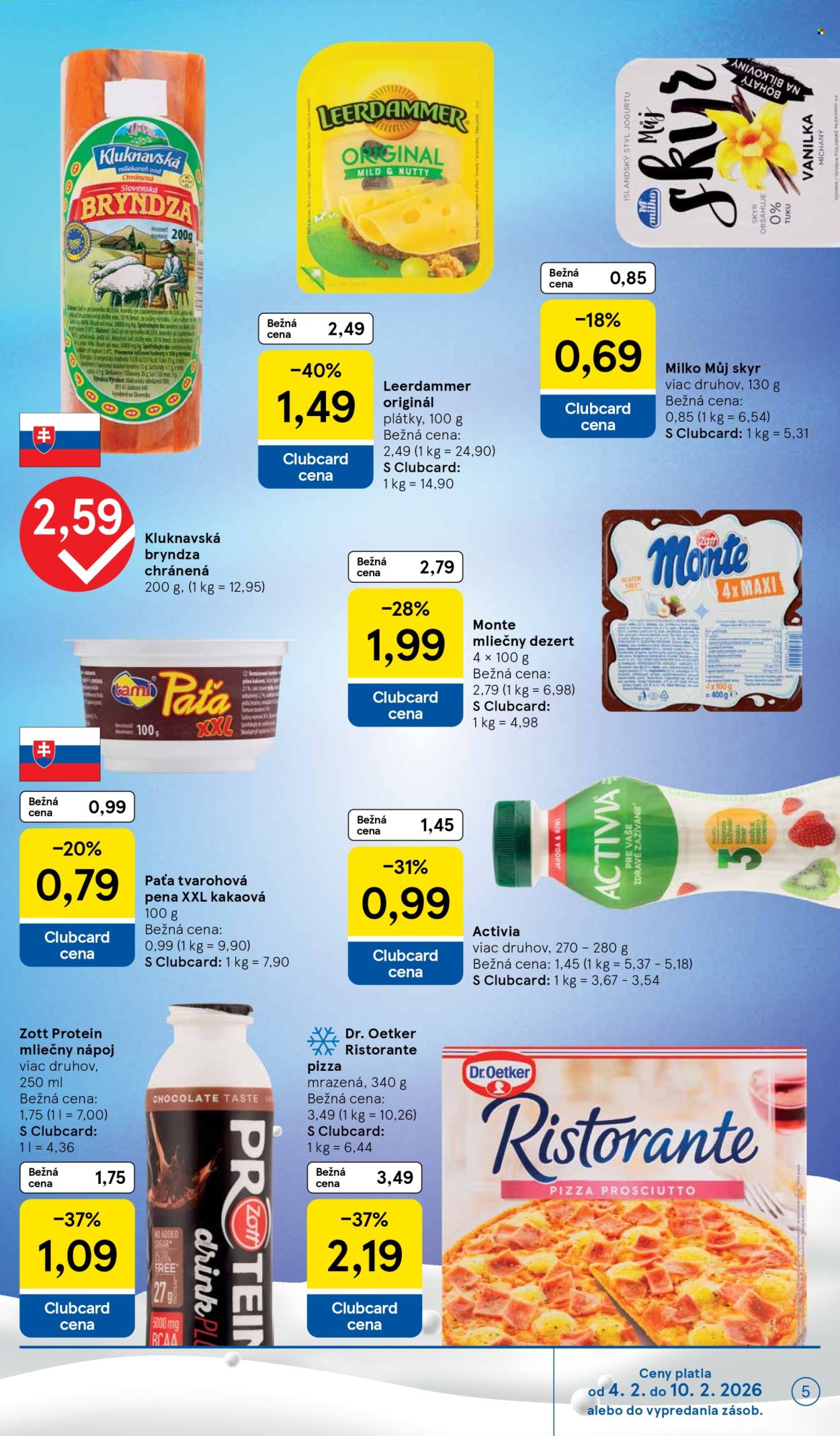 Leták TESCO supermarket - 4.2.2026 - 10.2.2026. Strana 5