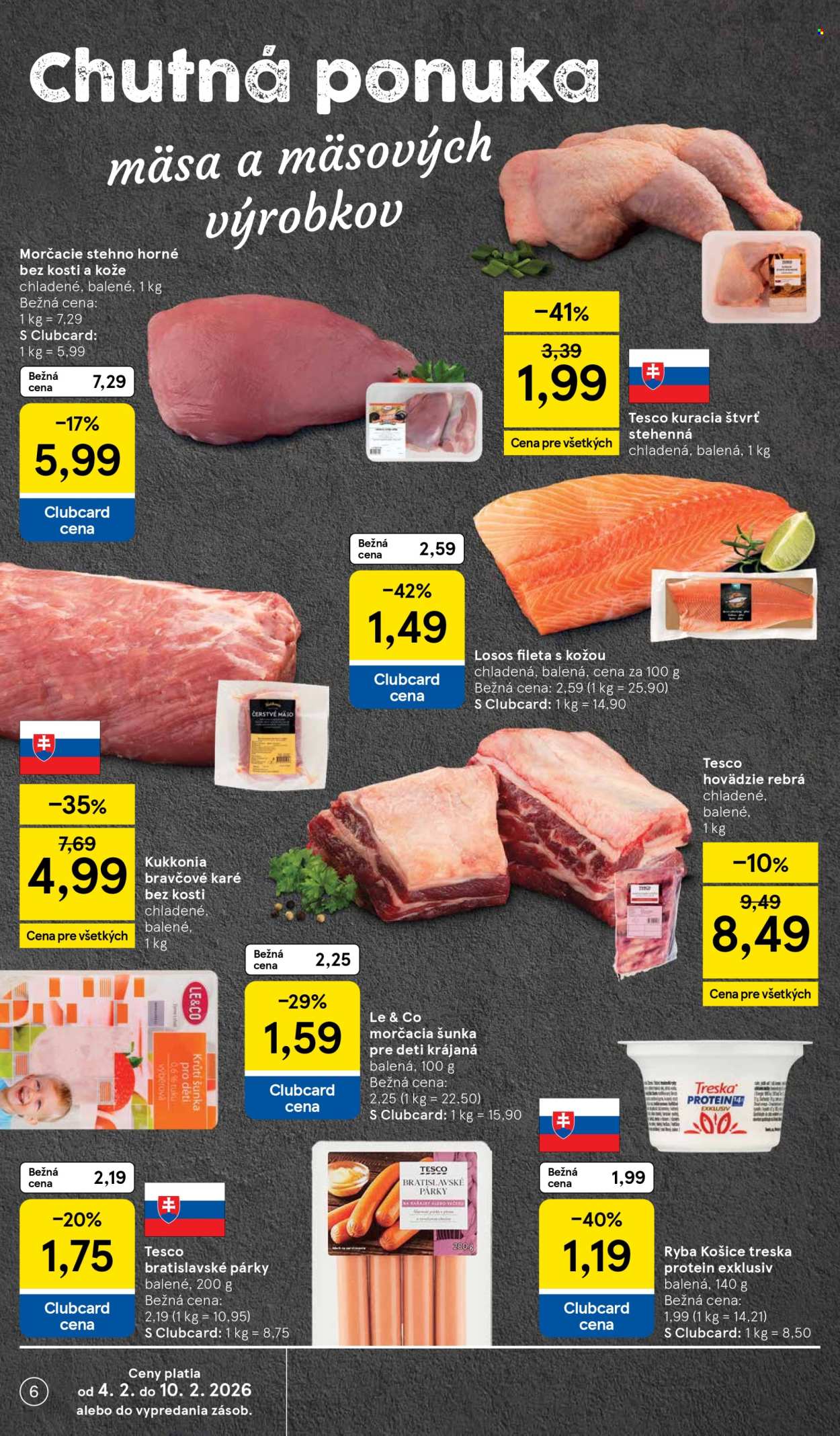 Leták TESCO supermarket - 4.2.2026 - 10.2.2026. Strana 6
