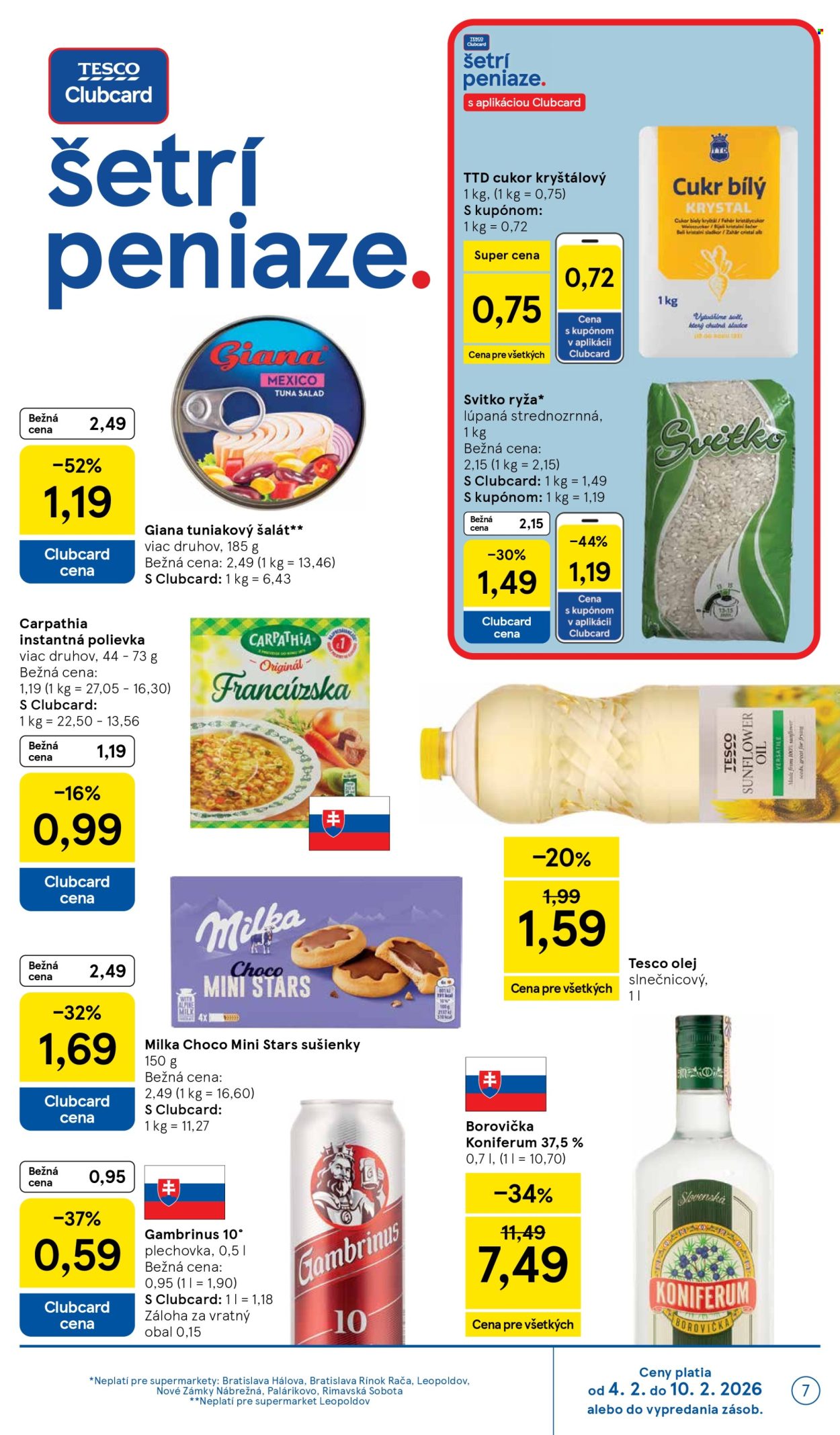 Leták TESCO supermarket - 4.2.2026 - 10.2.2026. Strana 7