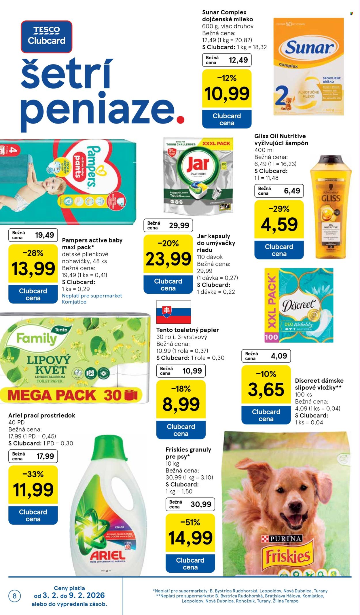 Leták TESCO supermarket - 4.2.2026 - 10.2.2026. Strana 8