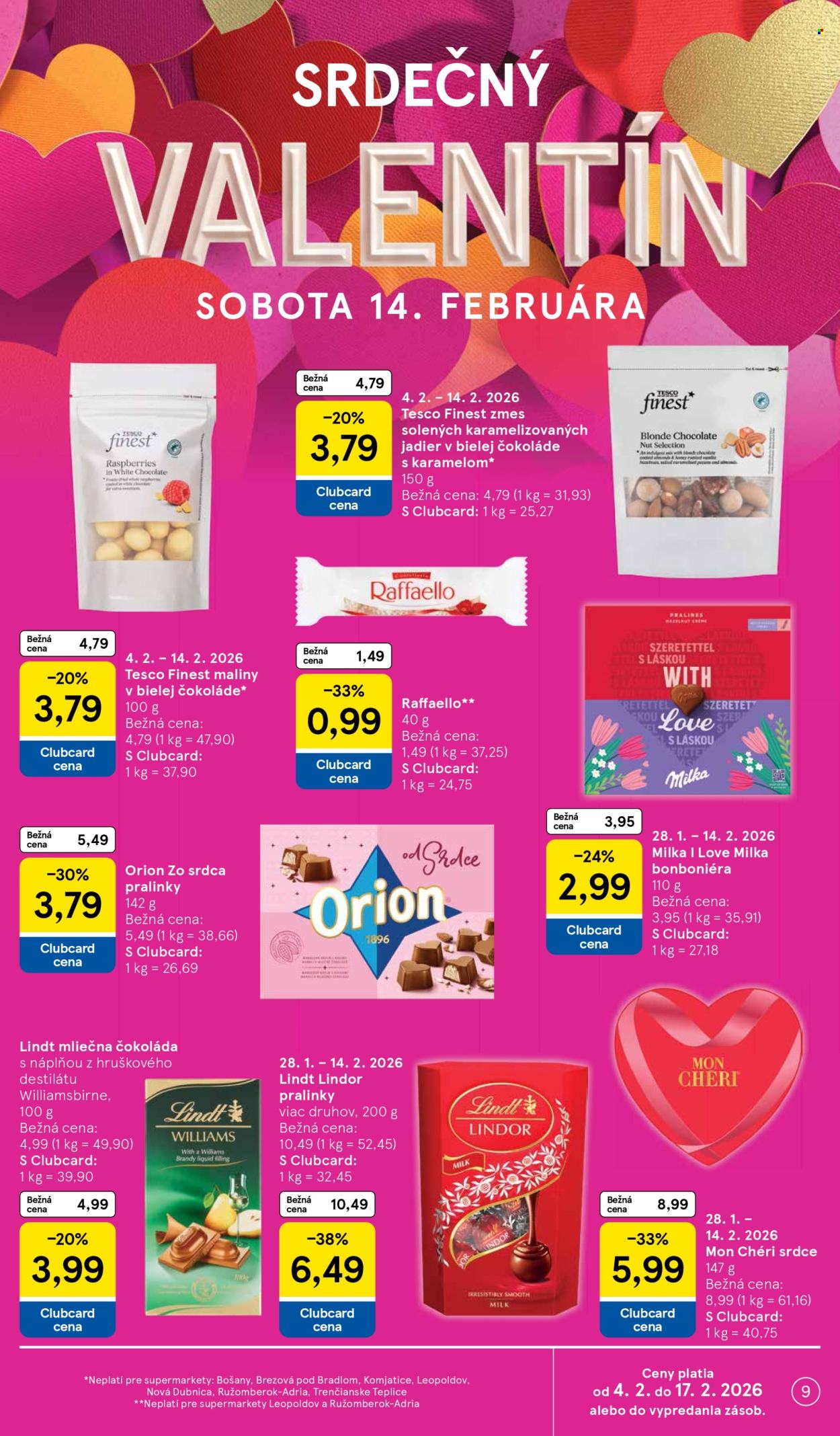Leták TESCO supermarket - 4.2.2026 - 10.2.2026. Strana 9