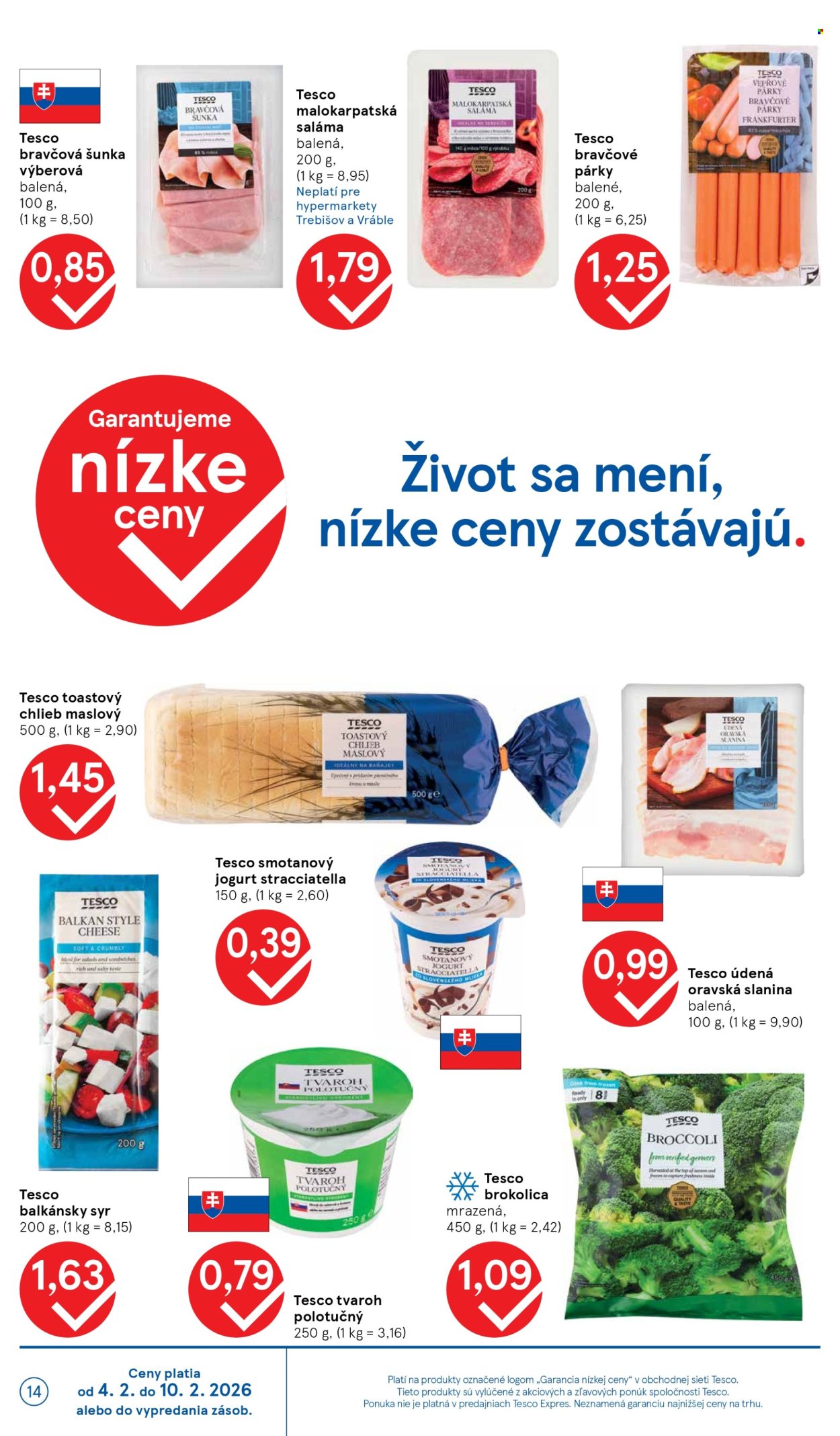 Leták TESCO - 4.2.2026 - 10.2.2026. Strana 14