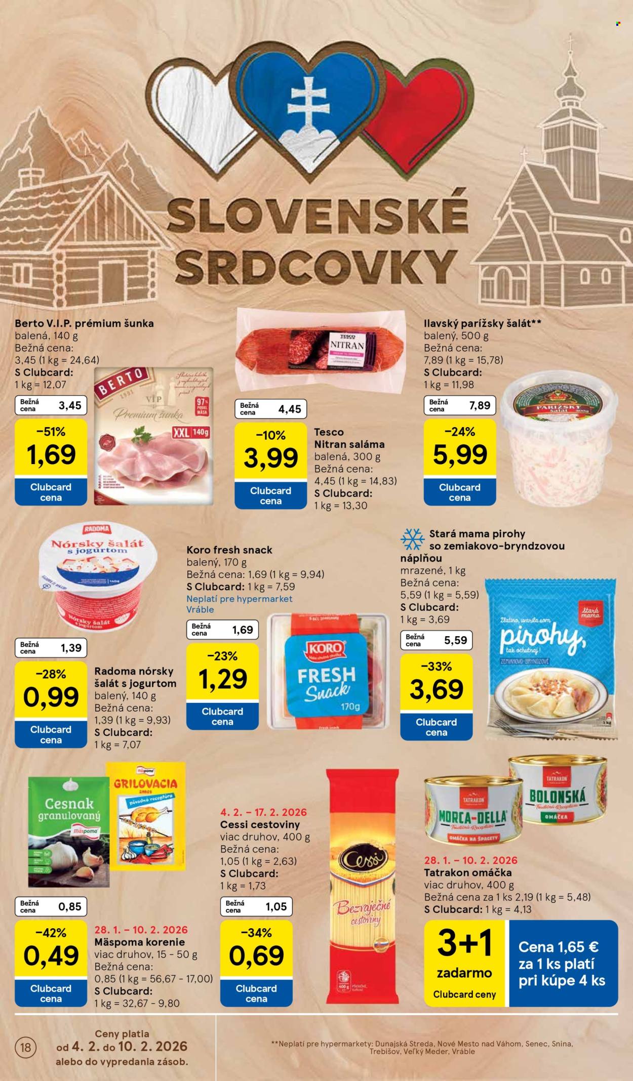 Leták TESCO - 4.2.2026 - 10.2.2026. Strana 18