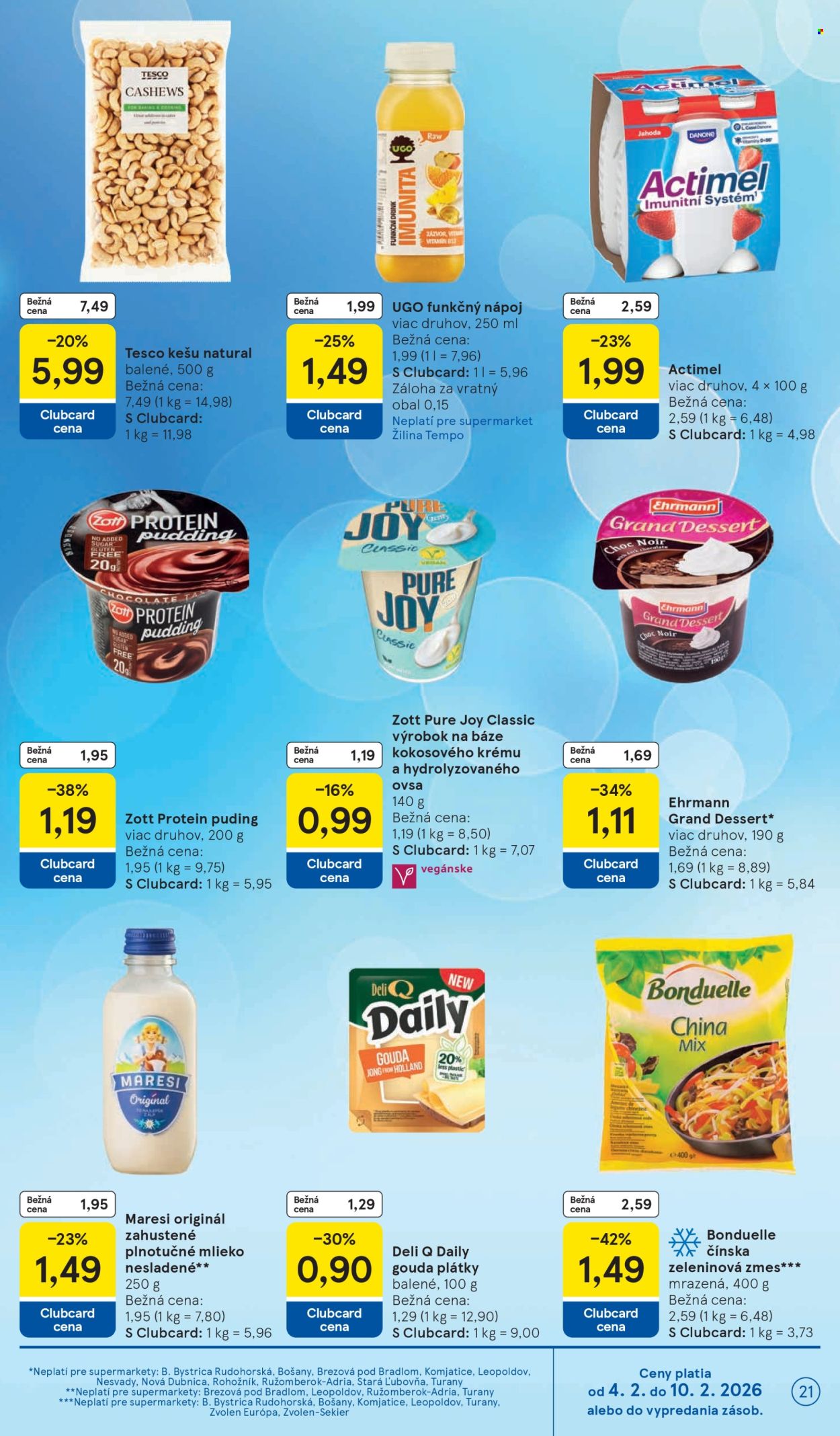 Leták TESCO supermarket - 4.2.2026 - 10.2.2026. Strana 21