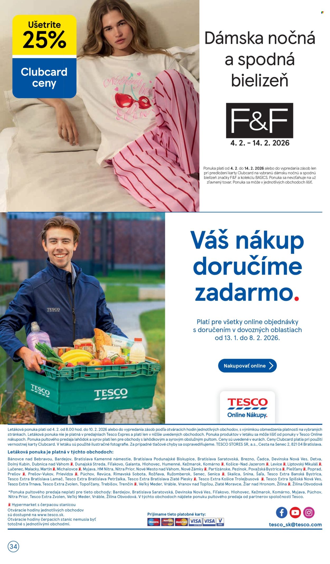 Leták TESCO - 4.2.2026 - 10.2.2026. Strana 34