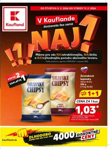 Leták Kaufland - 5.2.2026 - 11.2.2026.