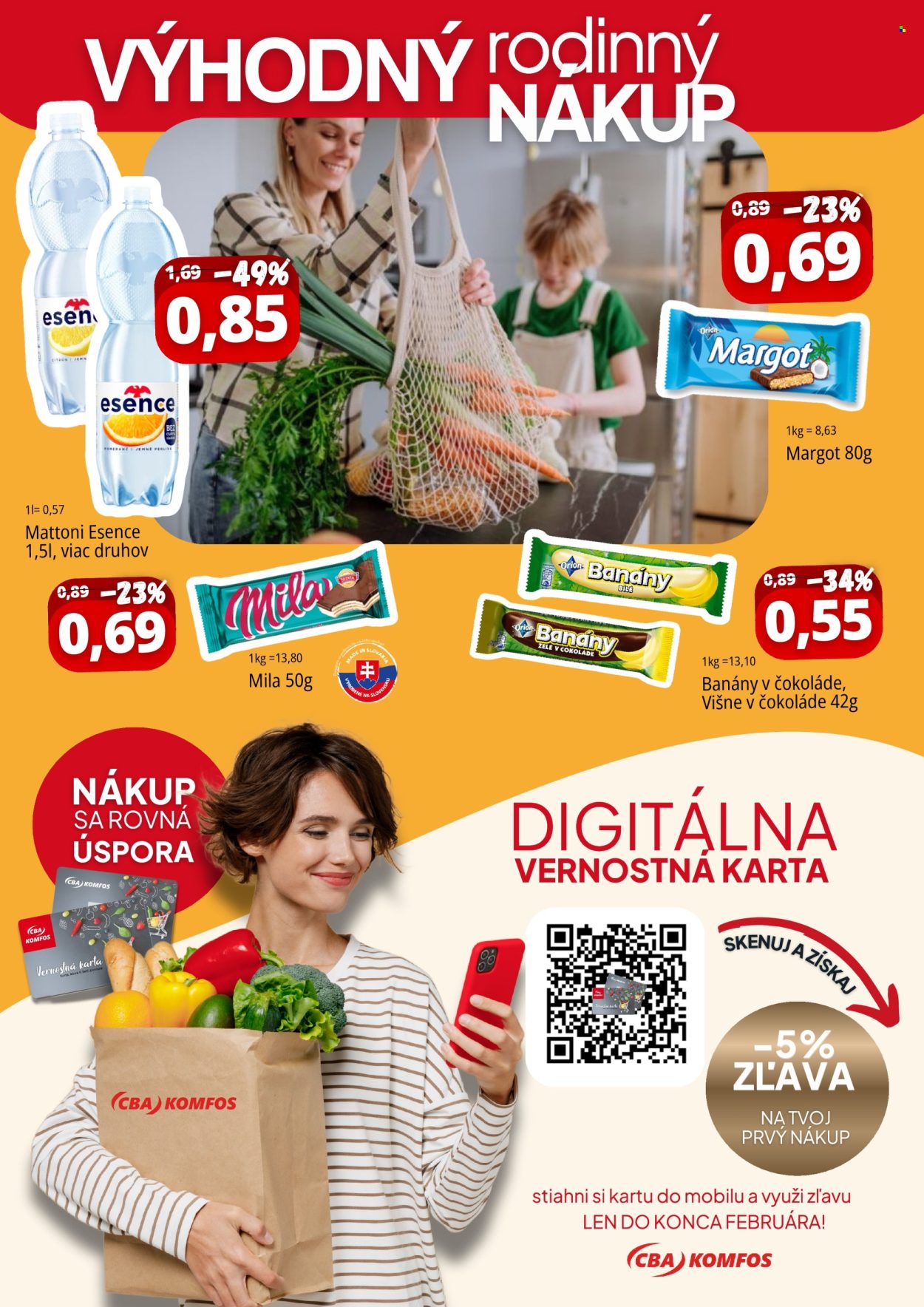 Leták CBA Komfos - 5.2.2026 - 18.2.2026. Strana 3