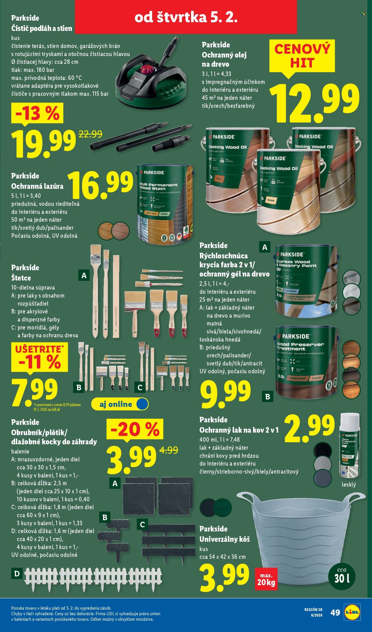 Leták Lidl - 5.2.2026 - 8.2.2026. Strana 45