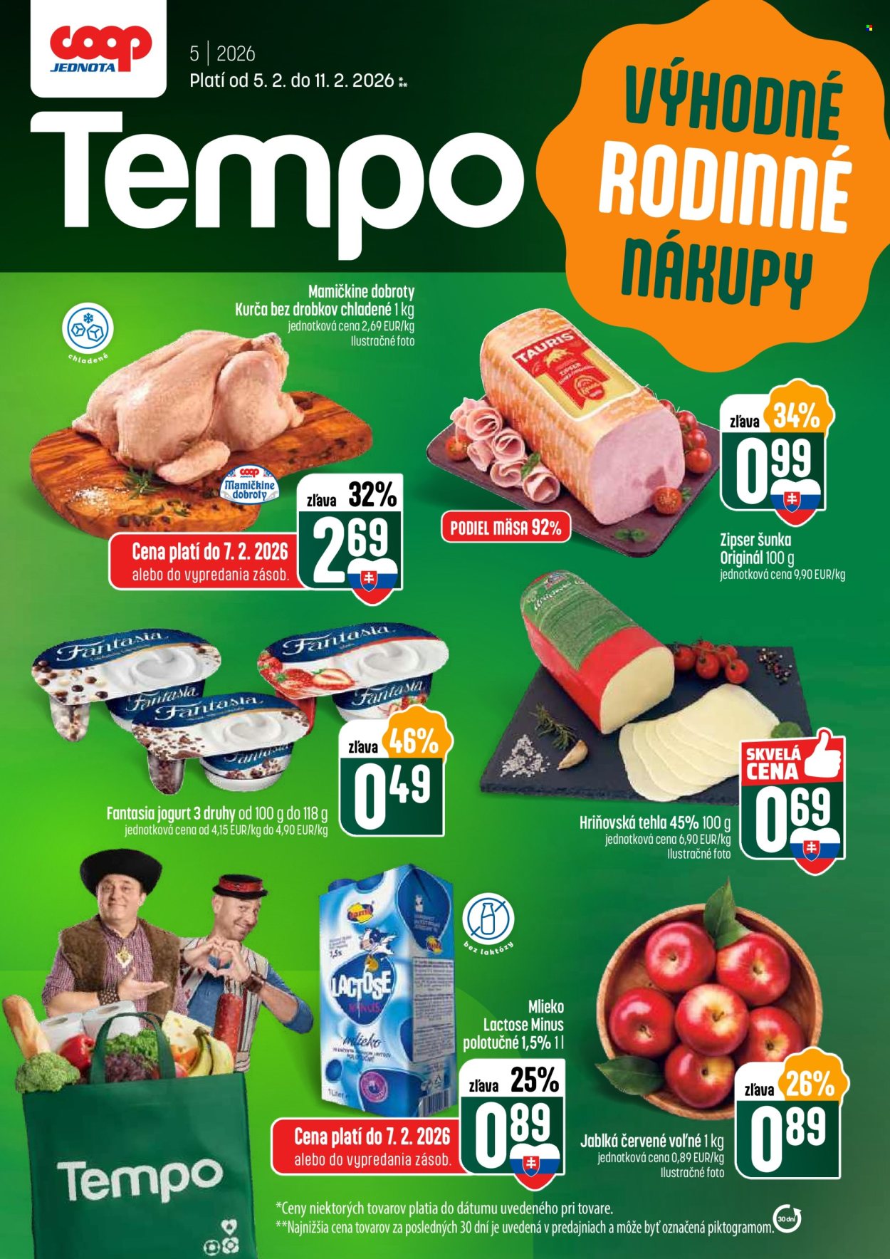 Leták COOP Jednota - 5.2.2026 - 11.2.2026. Strana 1