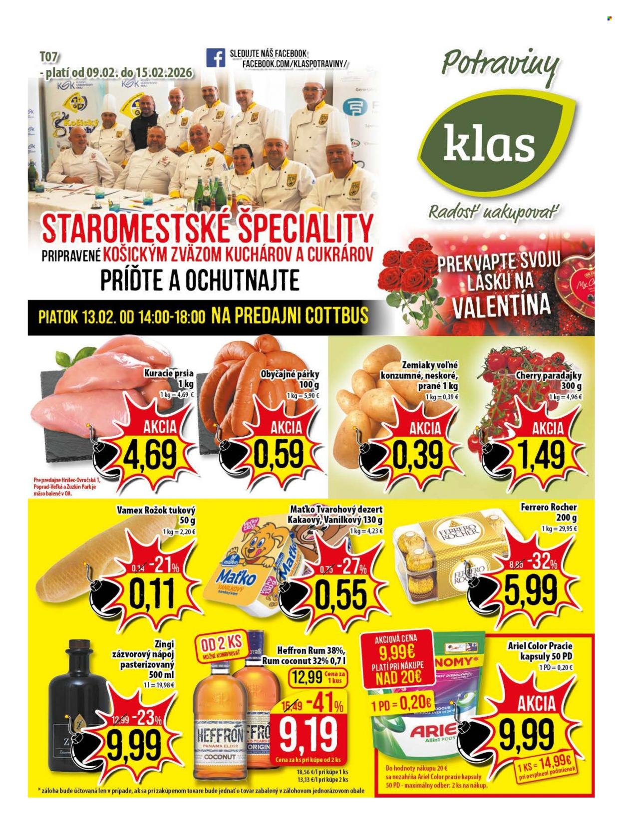 Leták Klas - 9.2.2026 - 15.2.2026. Strana 1
