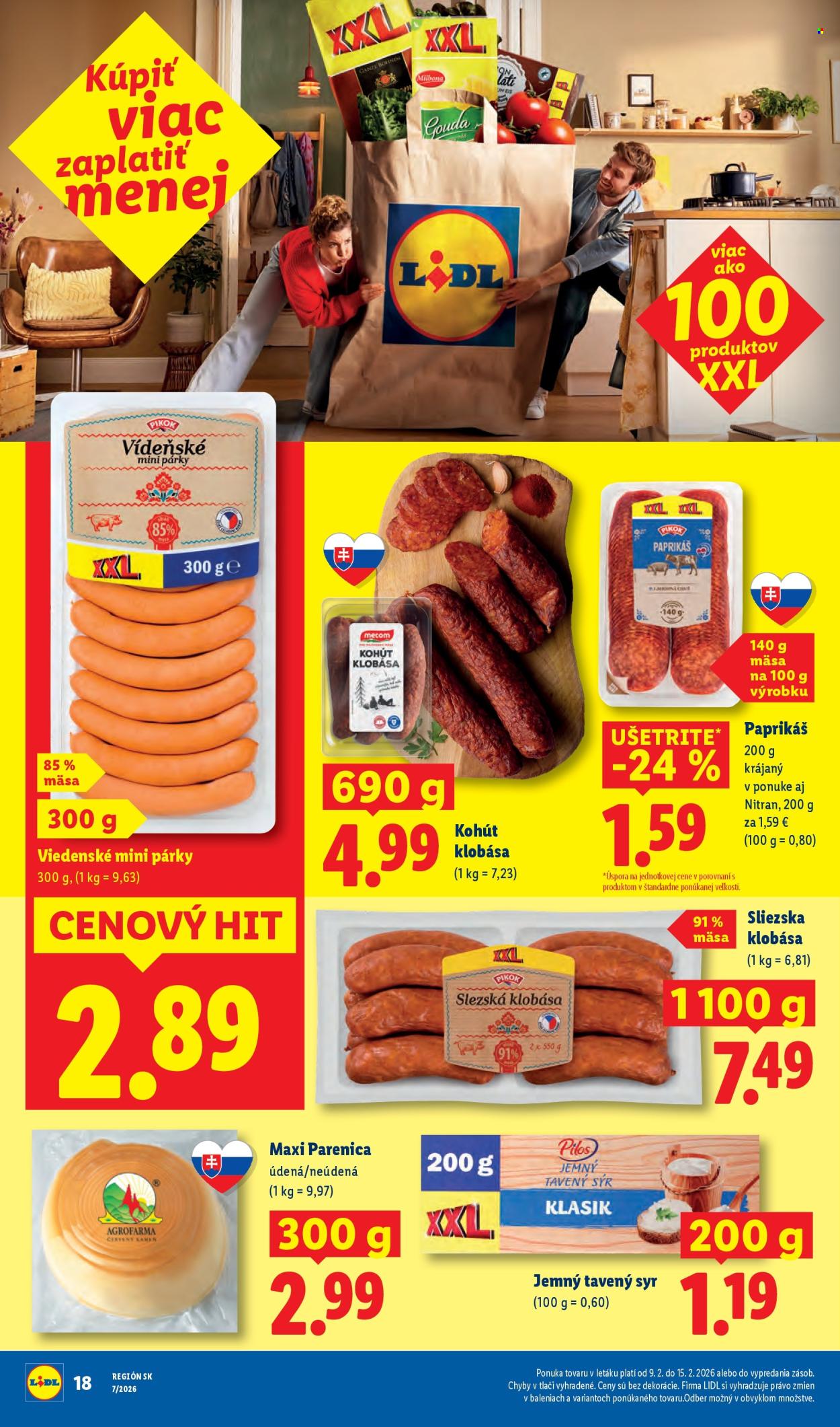 Leták Lidl - 9.2.2026 - 15.2.2026. Strana 18