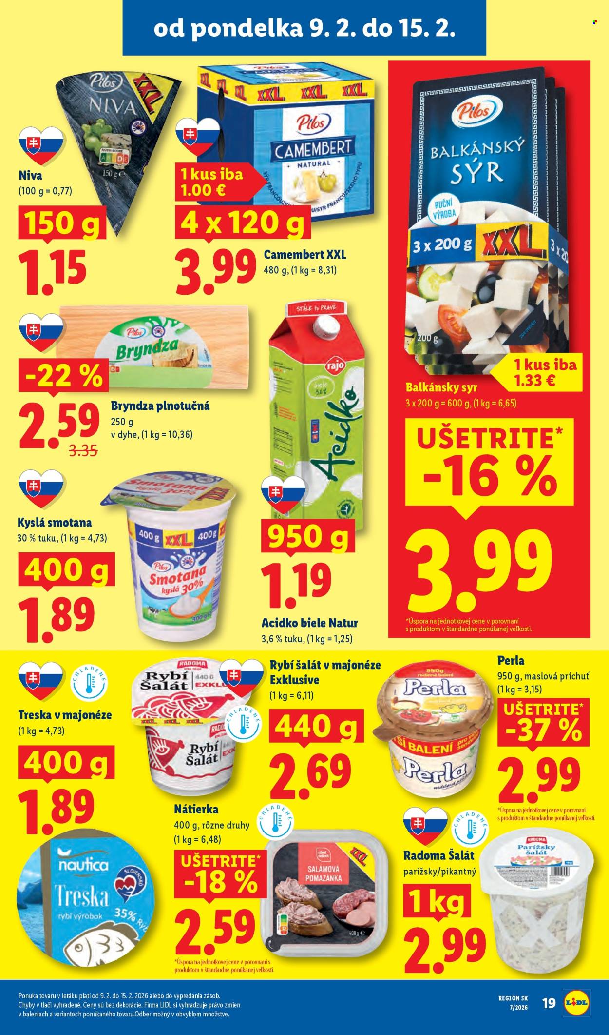 Leták Lidl - 9.2.2026 - 15.2.2026. Strana 19