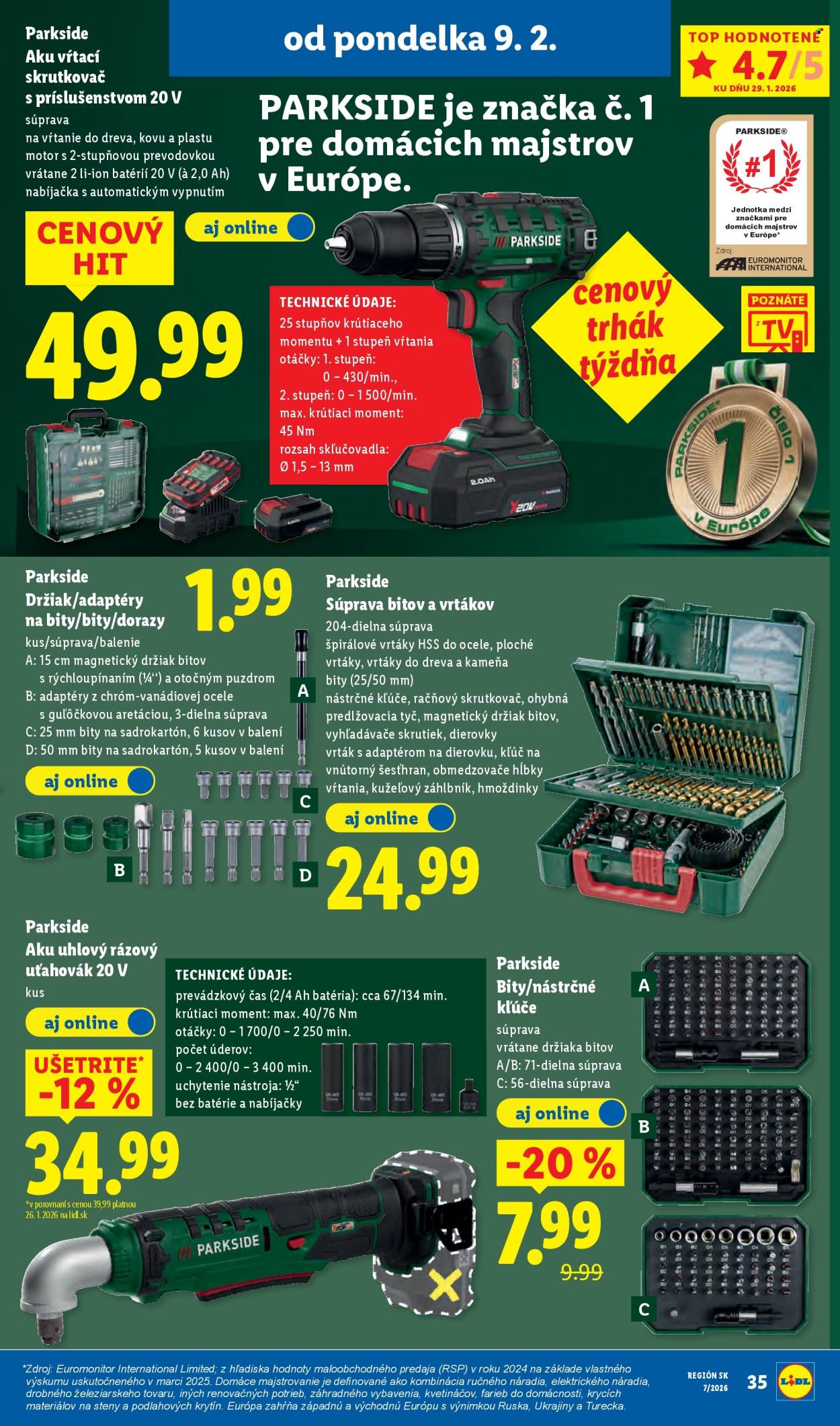 Leták Lidl - 9.2.2026 - 15.2.2026. Strana 41
