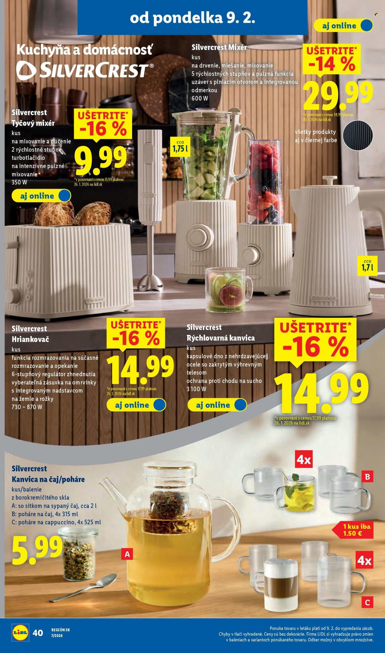 Leták Lidl - 9.2.2026 - 15.2.2026. Strana 46