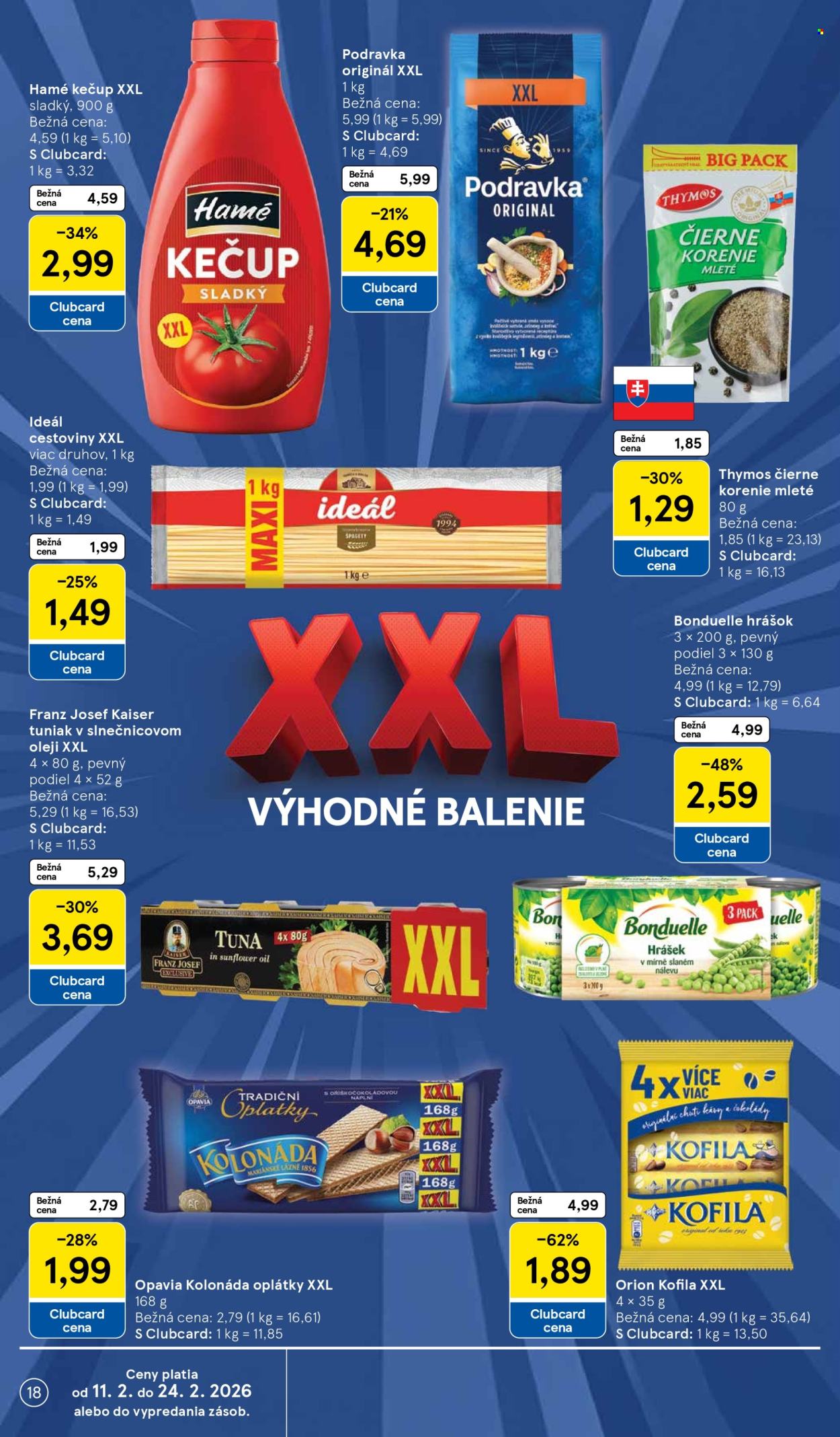 Leták TESCO - 11.2.2026 - 17.2.2026. Strana 18