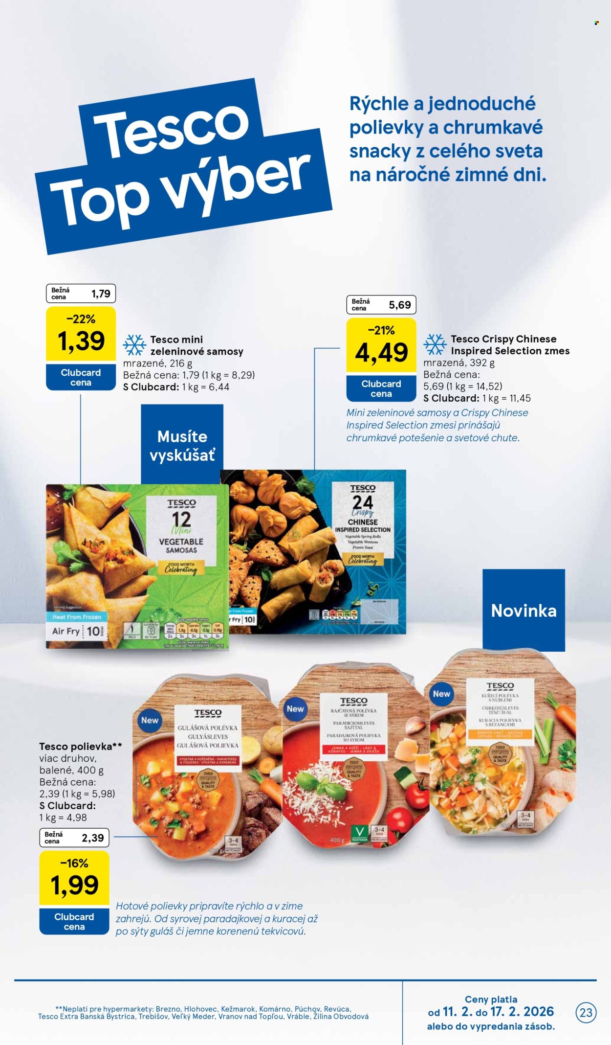 Leták TESCO - 11.2.2026 - 17.2.2026. Strana 23