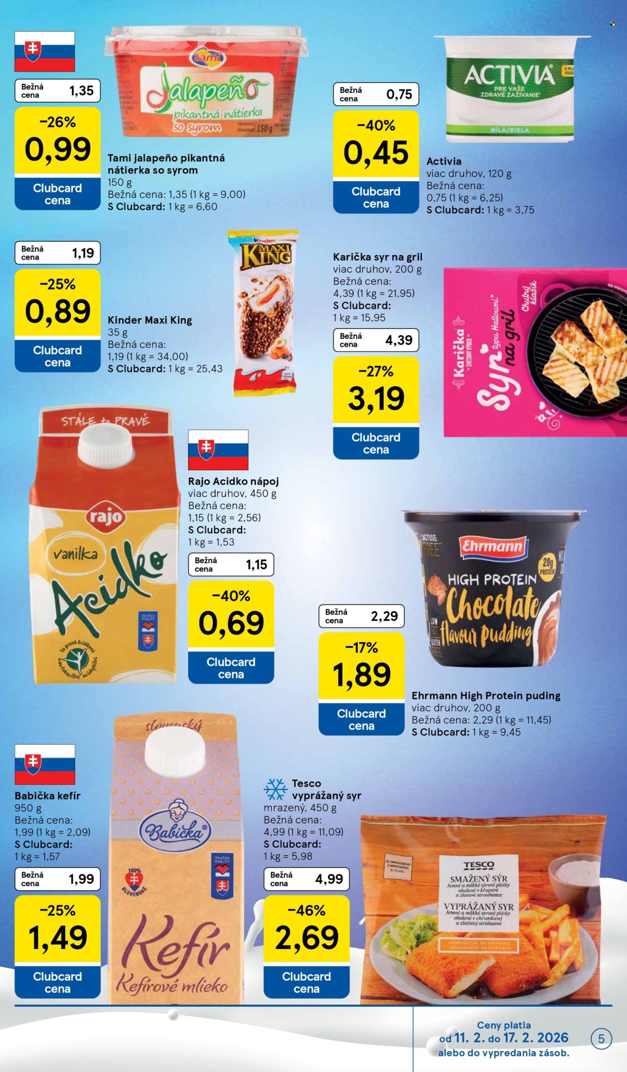 Leták TESCO supermarket - 11.2.2026 - 17.2.2026. Strana 5