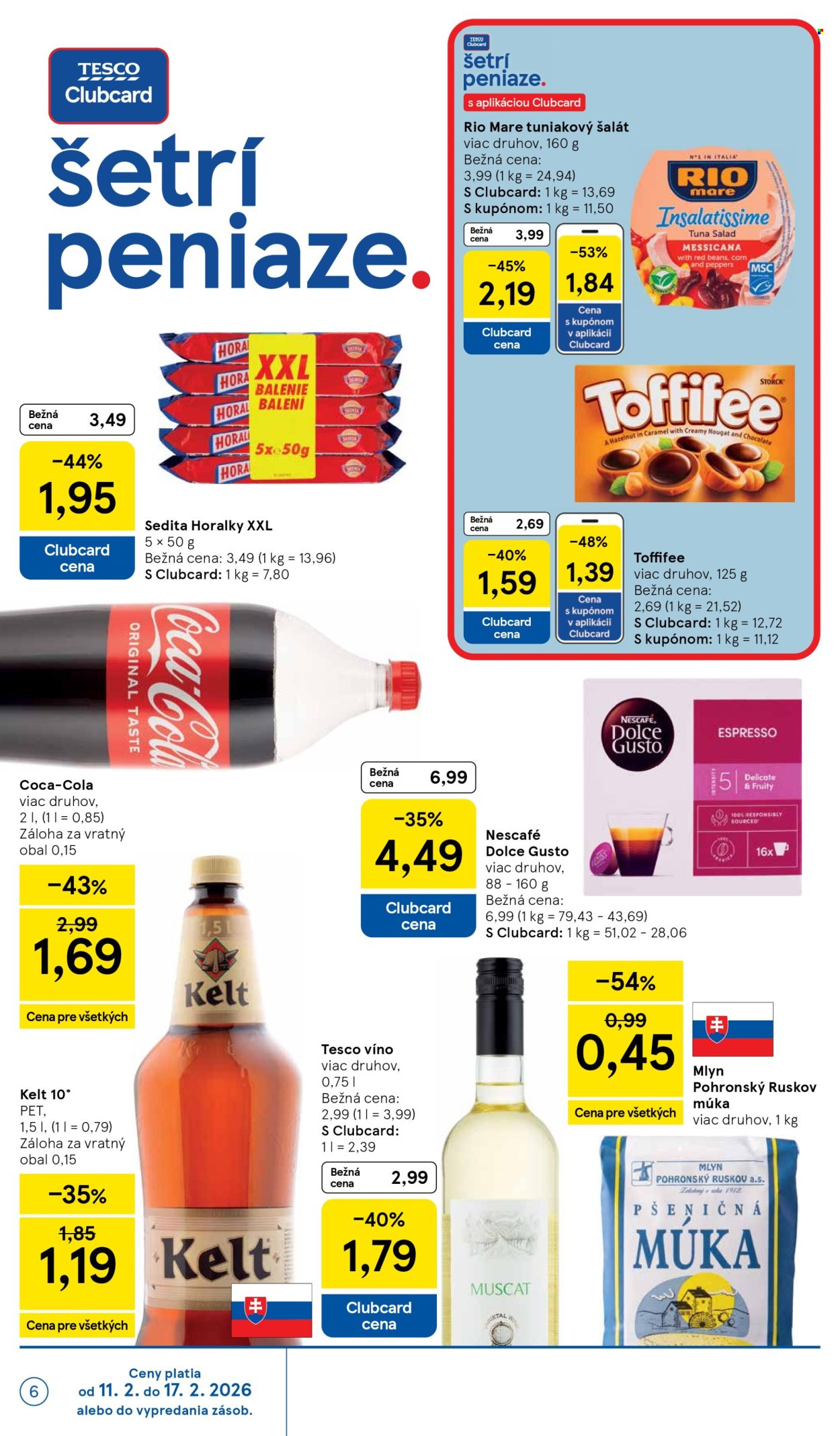 Leták TESCO supermarket - 11.2.2026 - 17.2.2026. Strana 6