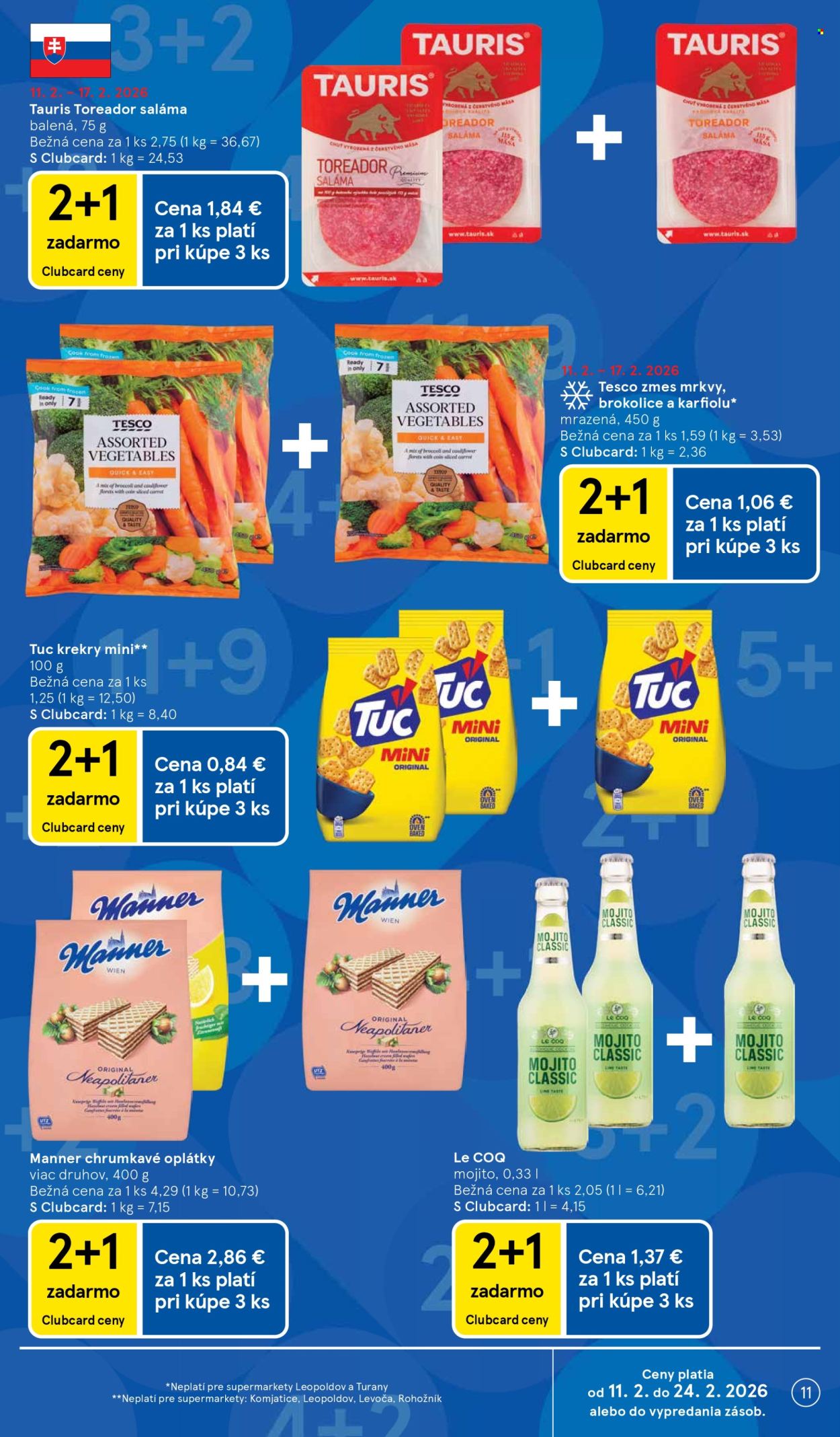 Leták TESCO supermarket - 11.2.2026 - 17.2.2026. Strana 11