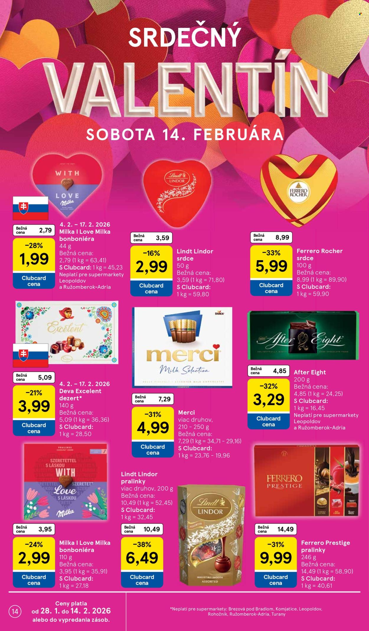 Leták TESCO supermarket - 11.2.2026 - 17.2.2026. Strana 14