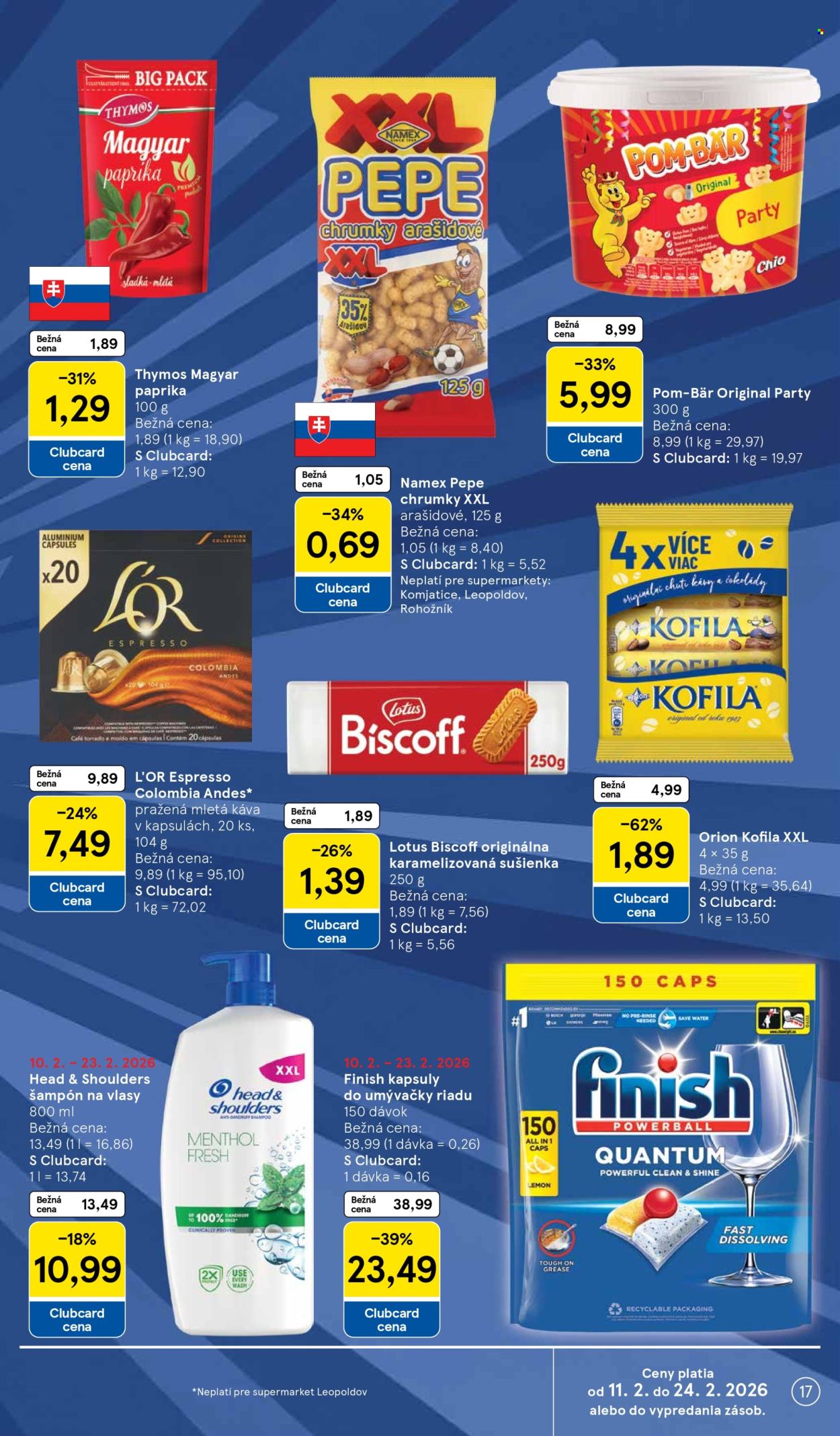 Leták TESCO supermarket - 11.2.2026 - 17.2.2026. Strana 17