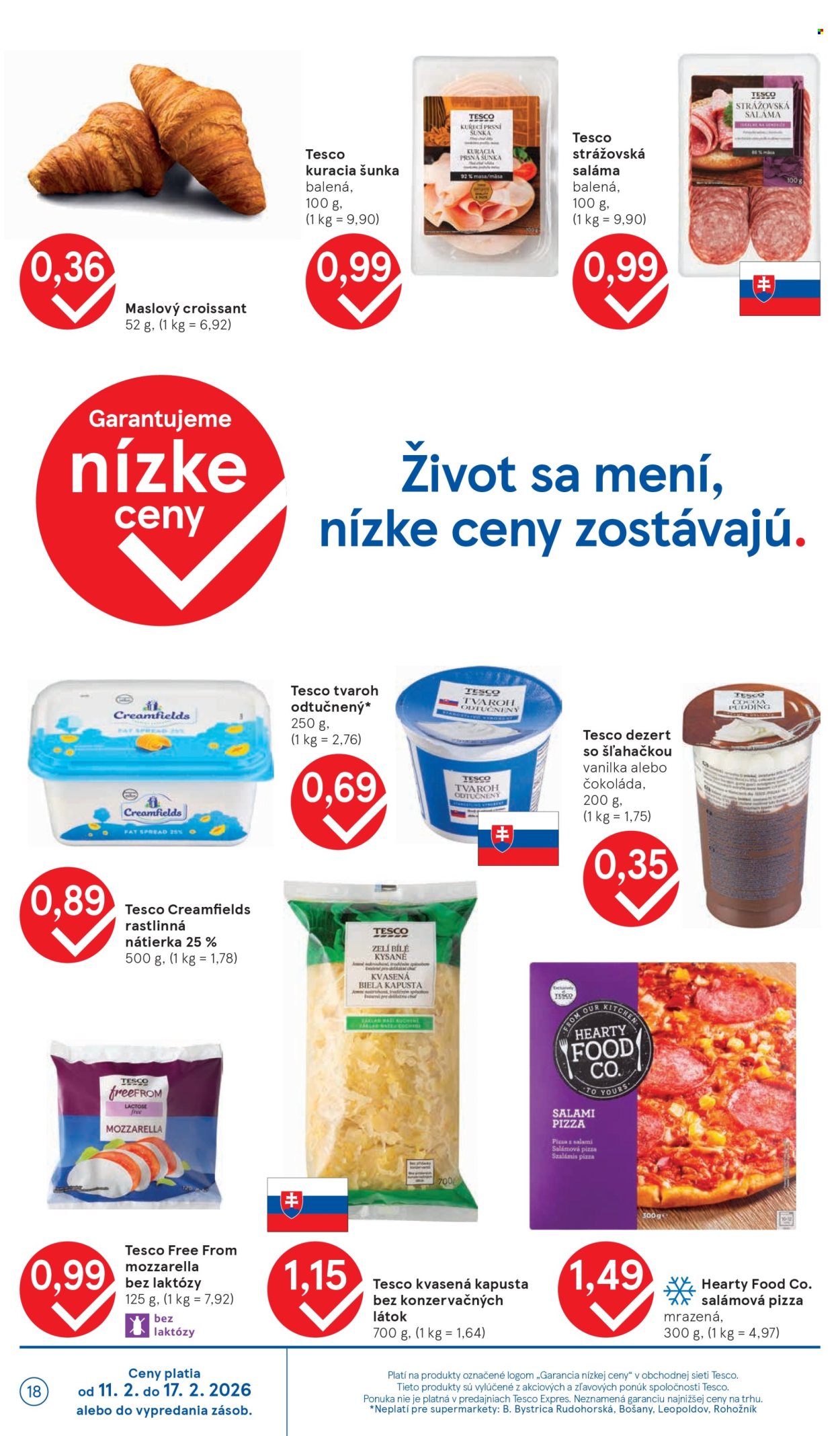 Leták TESCO supermarket - 11.2.2026 - 17.2.2026. Strana 18