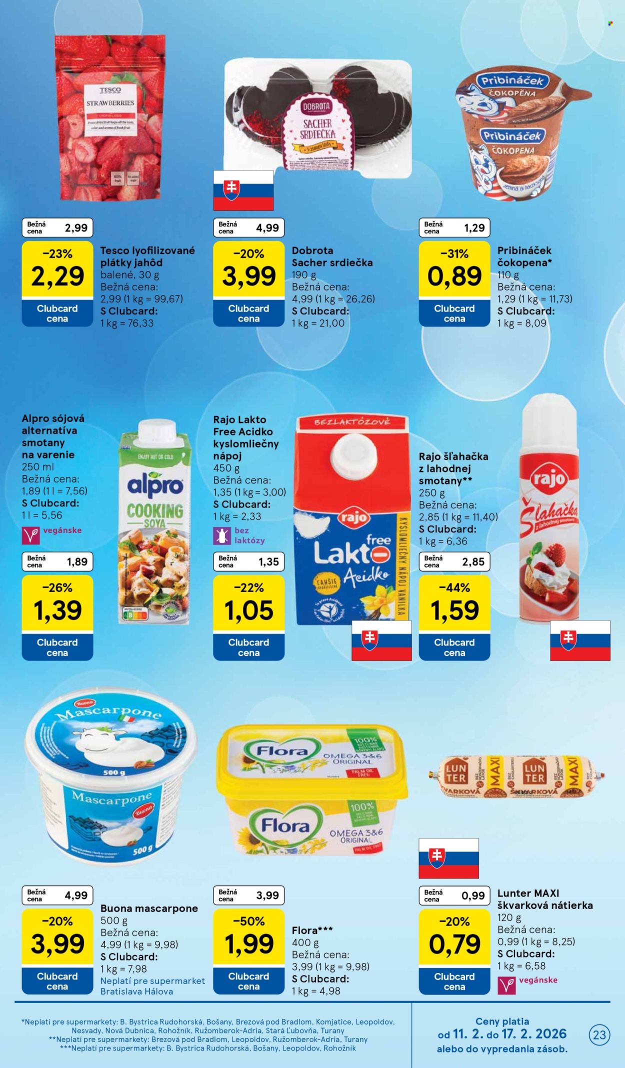 Leták TESCO supermarket - 11.2.2026 - 17.2.2026. Strana 23