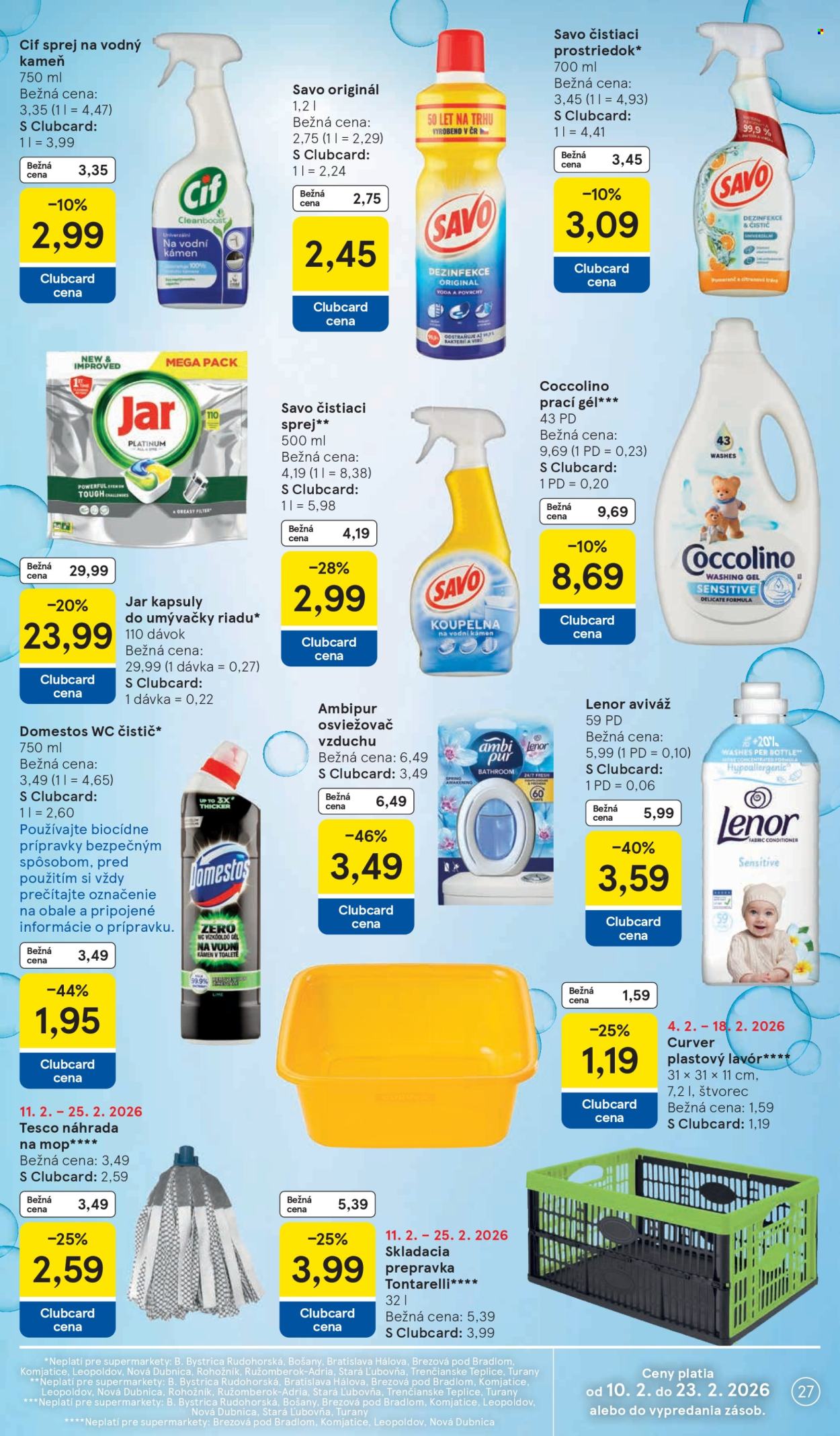 Leták TESCO supermarket - 11.2.2026 - 17.2.2026. Strana 27