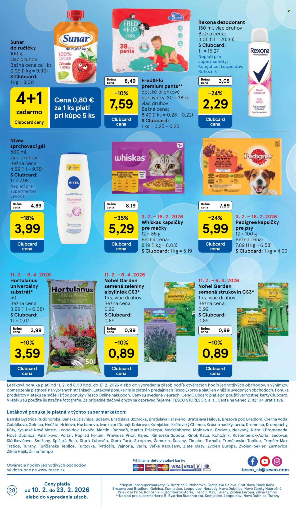 Leták TESCO supermarket - 11.2.2026 - 17.2.2026. Strana 28