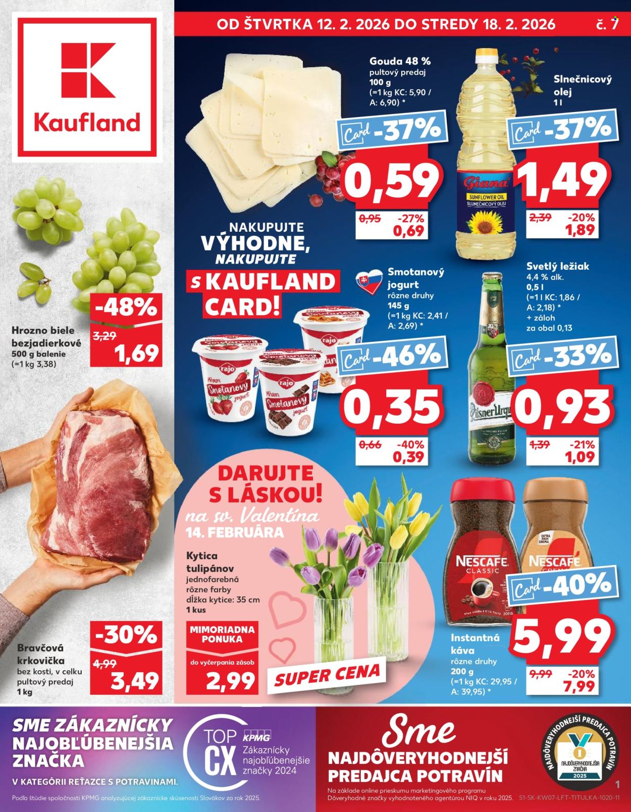 Leták Kaufland - 12.2.2026 - 18.2.2026. Strana 1