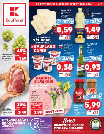 Leták Kaufland - 12.2.2026 - 18.2.2026.
