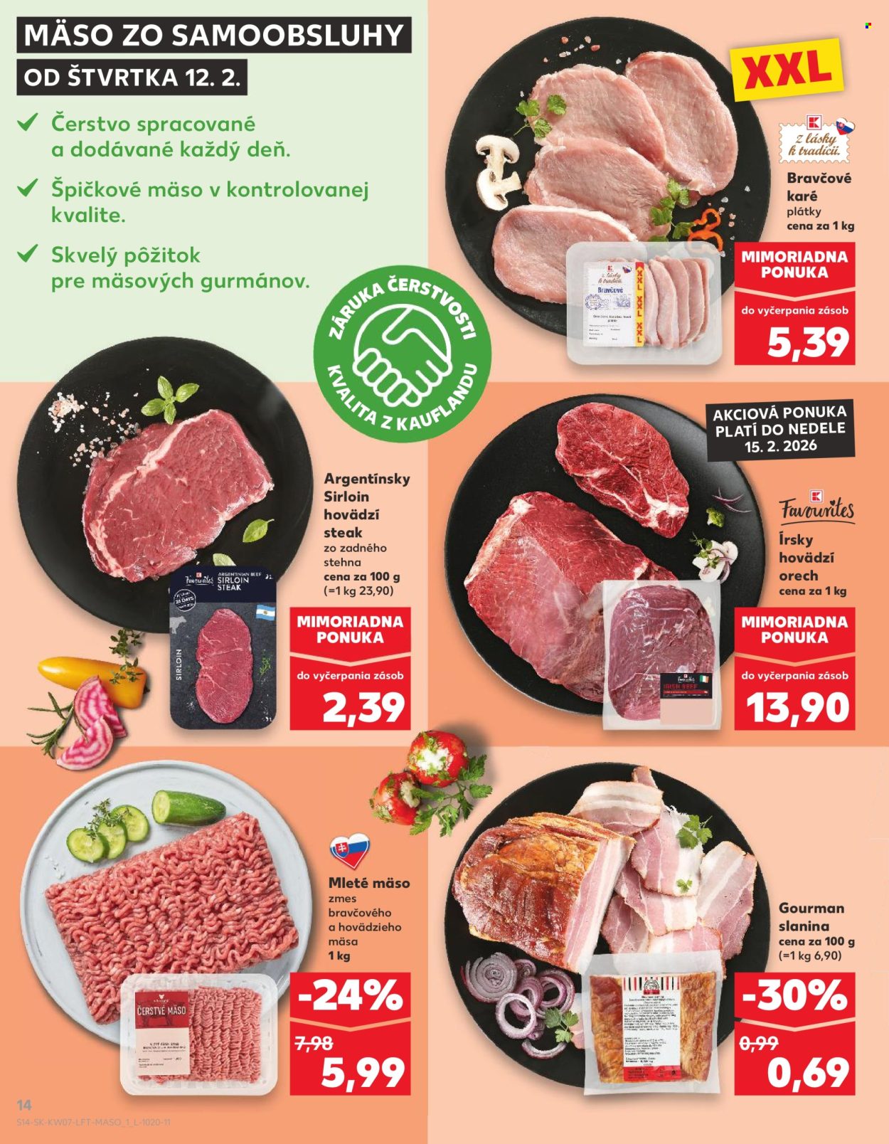 Leták Kaufland - 12.2.2026 - 18.2.2026. Strana 14