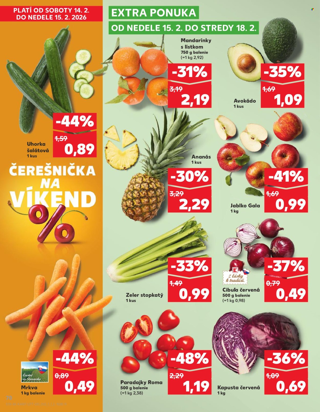 Leták Kaufland - 12.2.2026 - 18.2.2026. Strana 70
